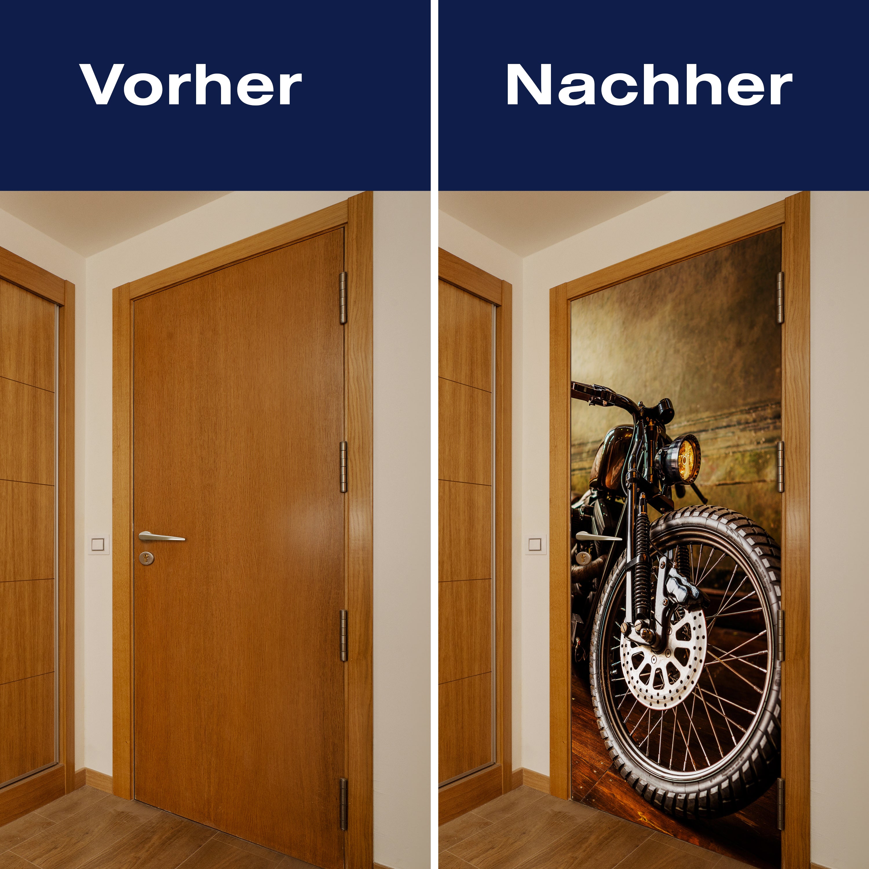 Türtapete Vintage Motorrad, Reifen, Scheinwerfer M1403 - Bild 10 Türtapete Vintage Motorrad, Reifen, Scheinwerfer M1403 - Bild 10