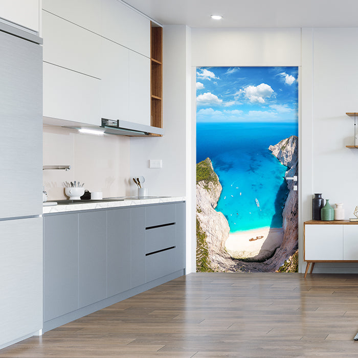 Türtapete Meer Wrack Zakynthos Griechenland Boote M1409 - Bild 1 Türtapete Meer Wrack Zakynthos Griechenland Boote M1409 - Bild 1