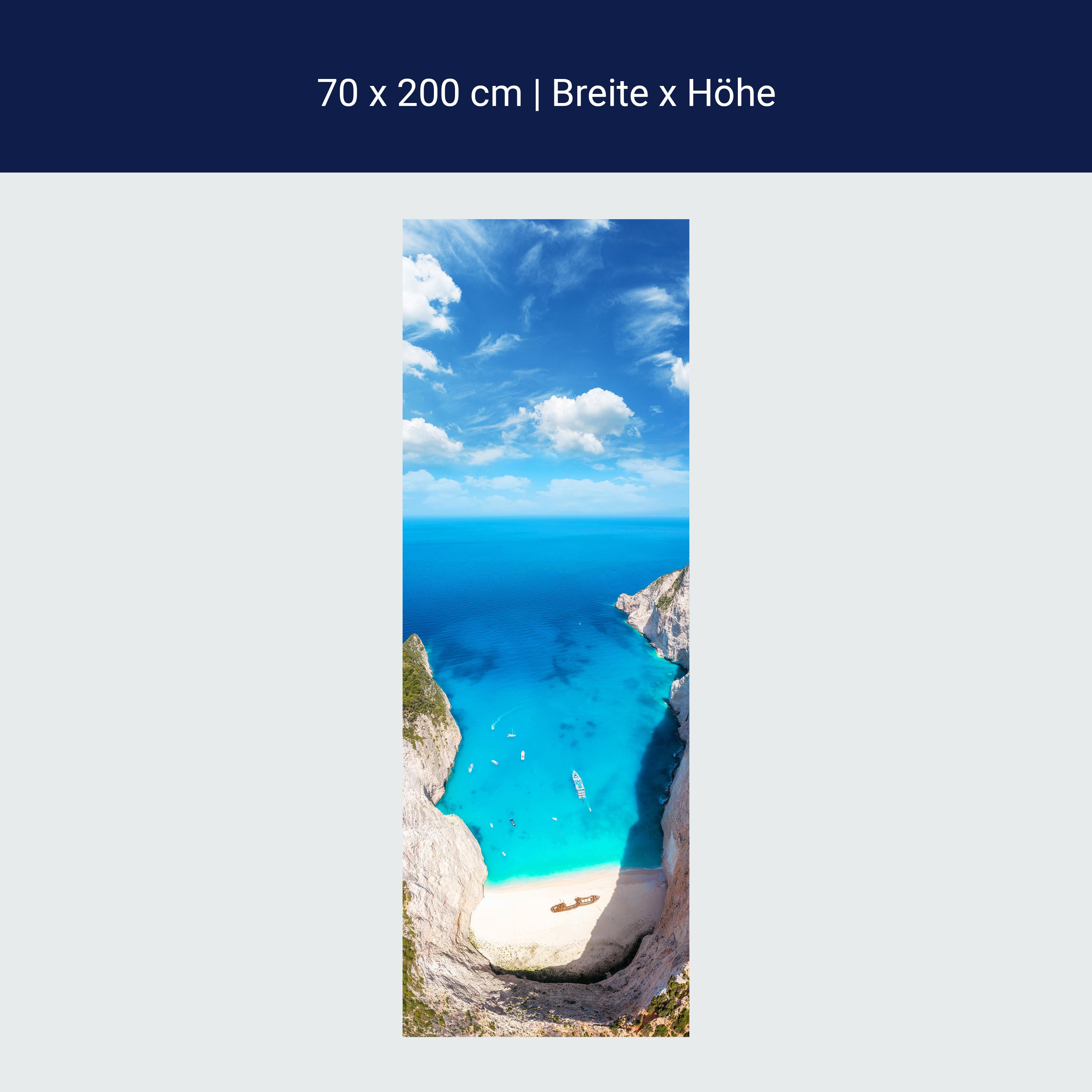 Türtapete Meer Wrack Zakynthos Griechenland Boote M1409 Türtapete Meer Wrack Zakynthos Griechenland Boote M1409