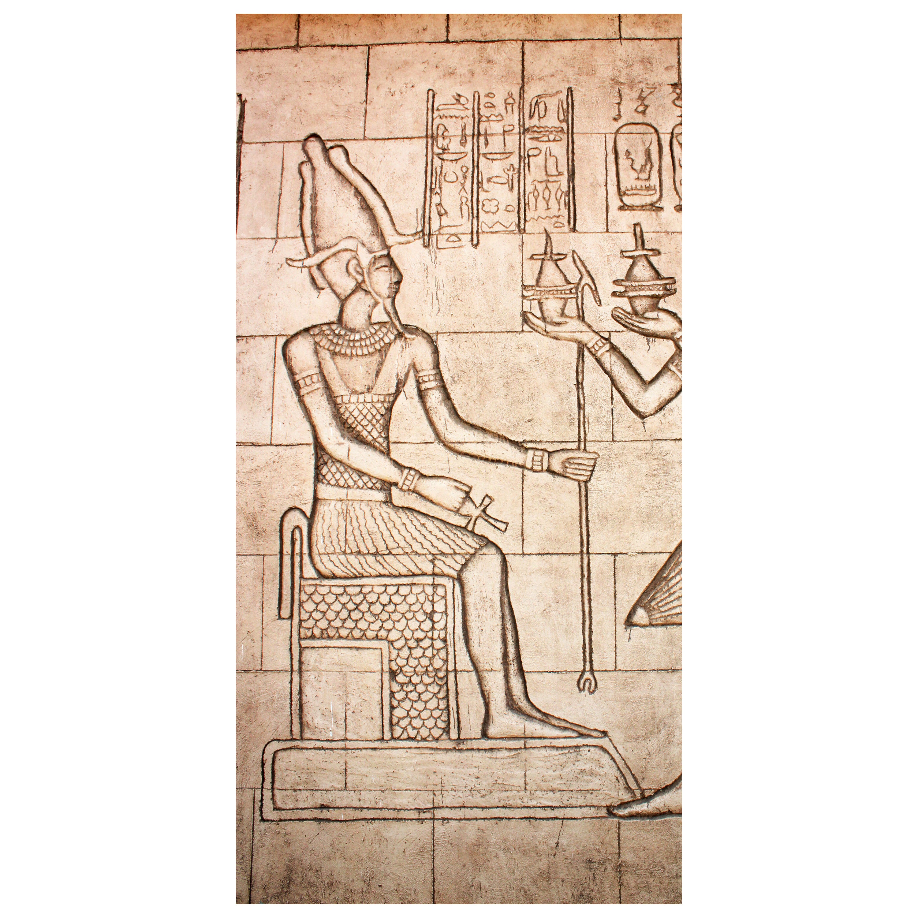 Türtapete Hieroglyphen, Ägypten, Pharao, Stein M1416 - Bild 2 Türtapete Hieroglyphen, Ägypten, Pharao, Stein M1416 - Bild 2