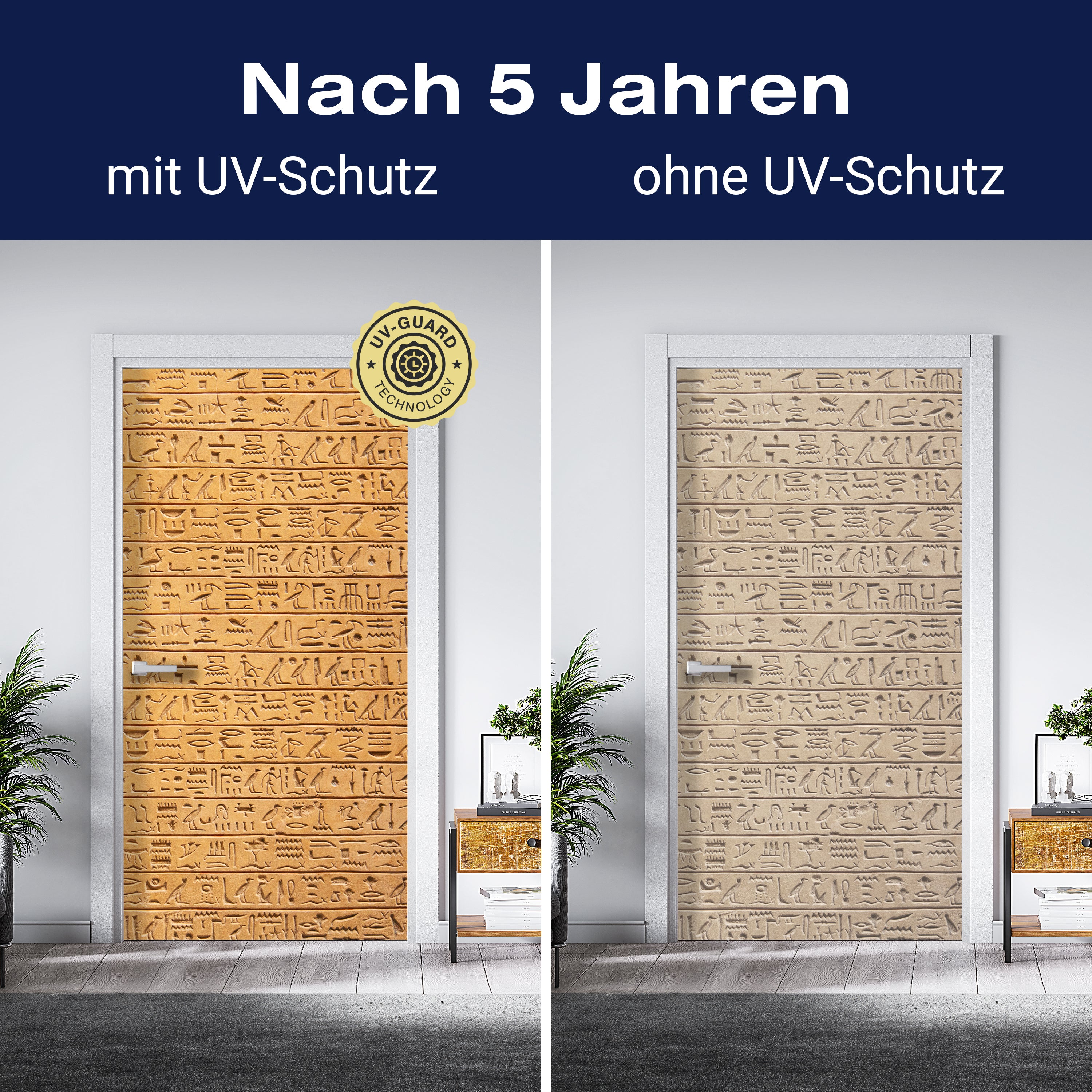 Türtapete Hieroglyphen, Stein, Wand, Ägypten M1421 - Bild 4 Türtapete Hieroglyphen, Stein, Wand, Ägypten M1421 - Bild 4