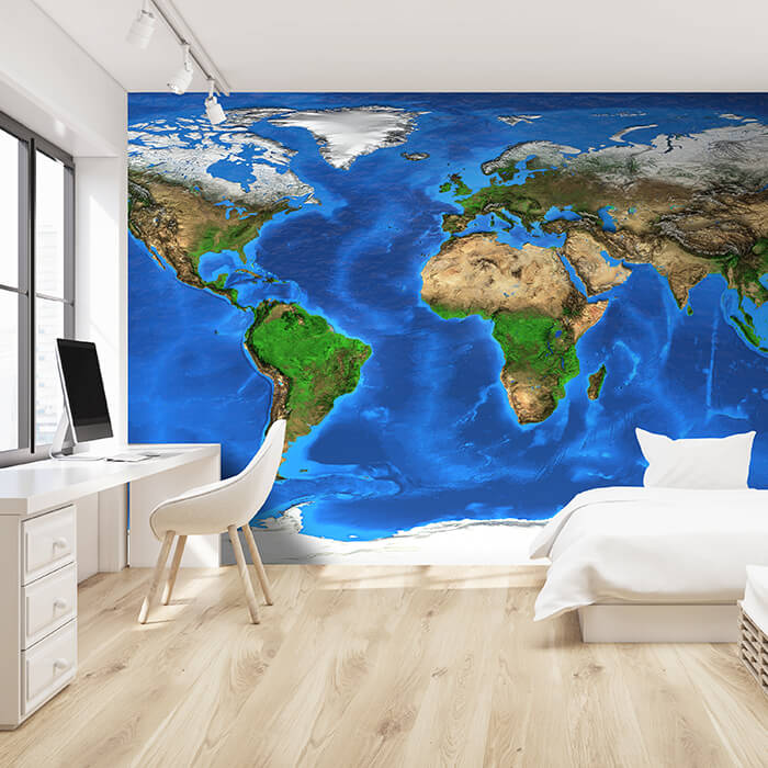 Fototapete Weltkarte 1 M1425 - Bild 1 Fototapete Weltkarte 1 M1425 - Bild 1