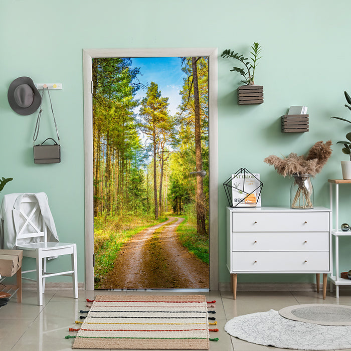 Türtapete Wald, Weg, Bäume M1426 - Bild 1 Türtapete Wald, Weg, Bäume M1426 - Bild 1