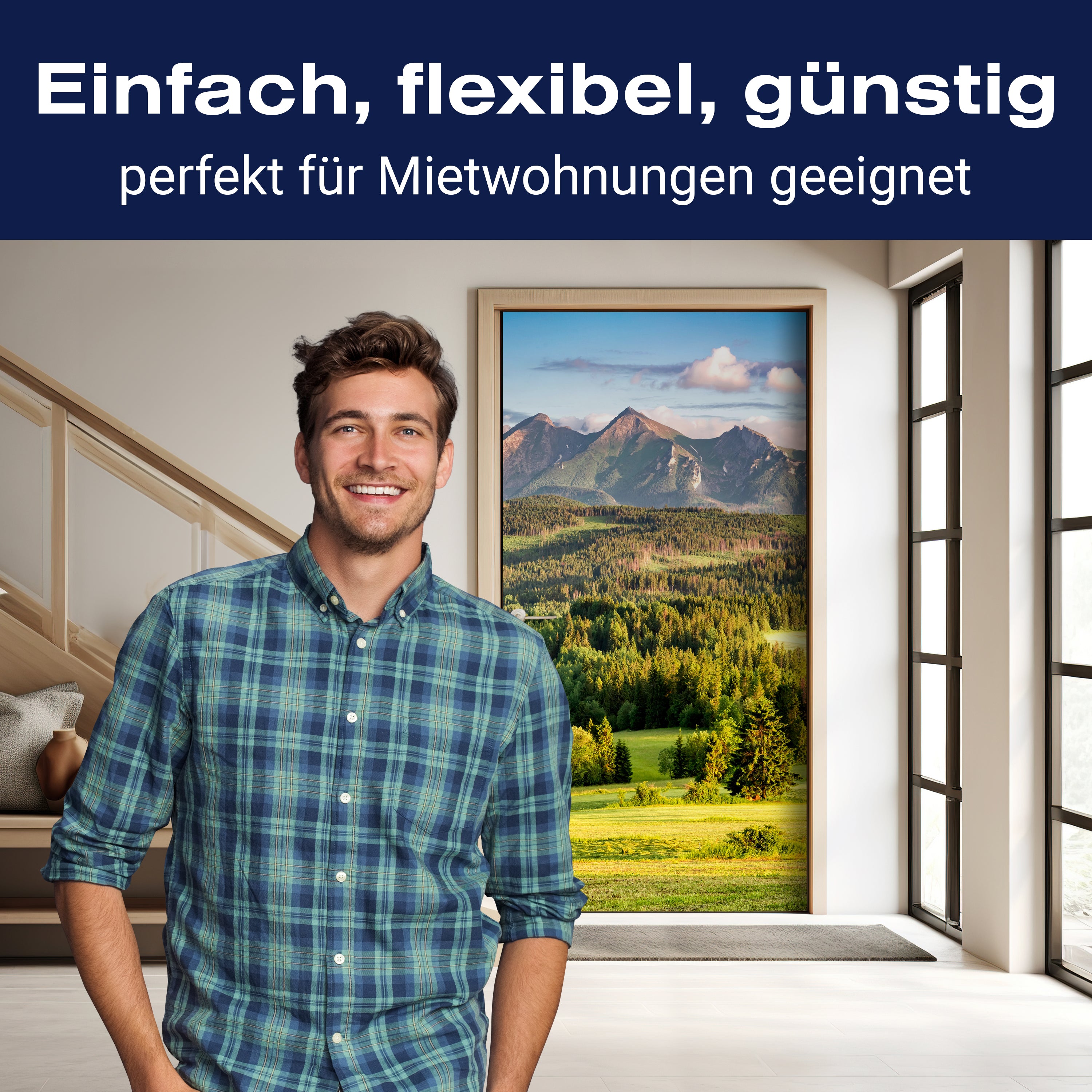 Türtapete Berge, Wald, Landschaft, Slowakei M1428 - Bild 3 Türtapete Berge, Wald, Landschaft, Slowakei M1428 - Bild 3