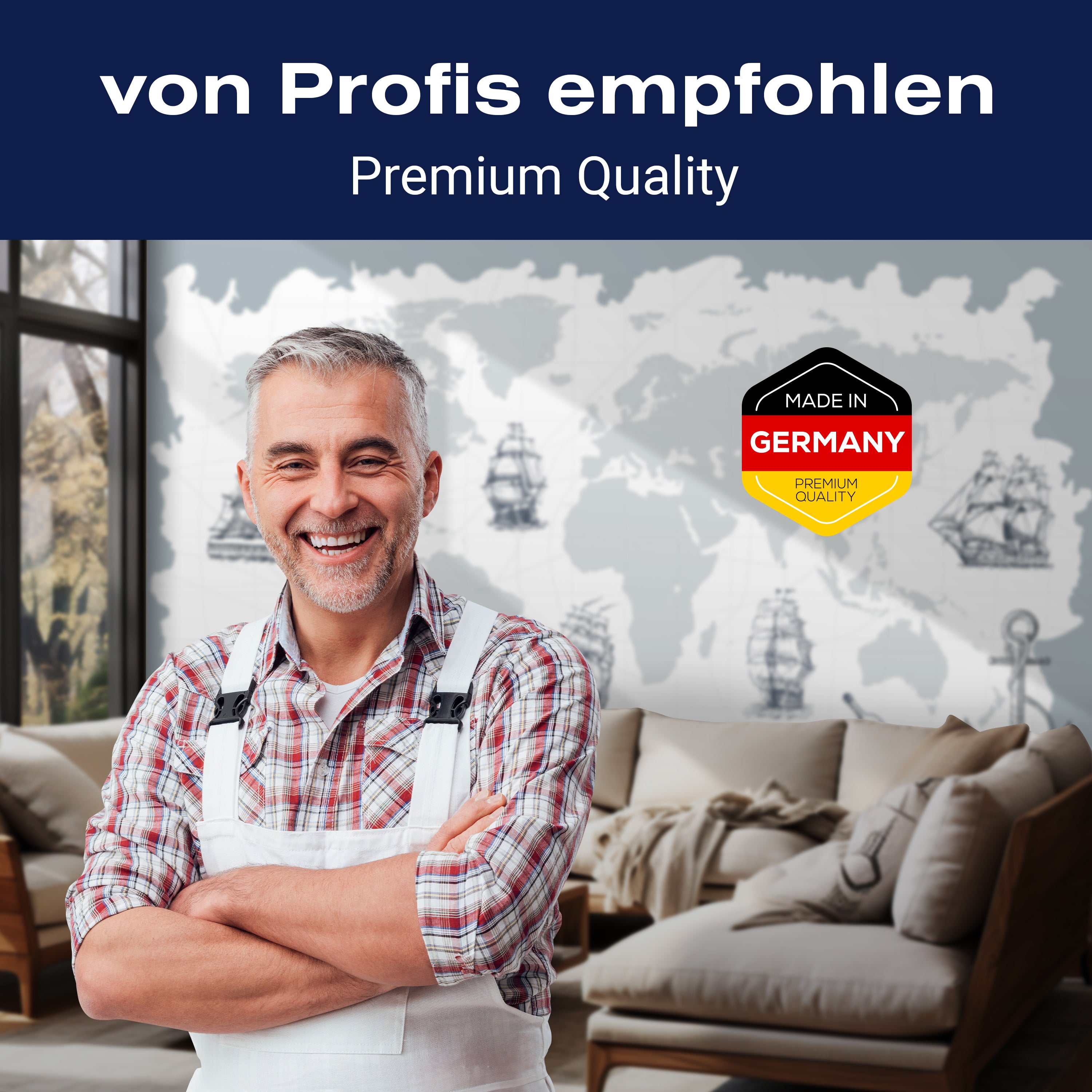 Fototapete Weltkarte vintage Hell Blau M1440 - Bild 5 Fototapete Weltkarte vintage Hell Blau M1440 - Bild 5