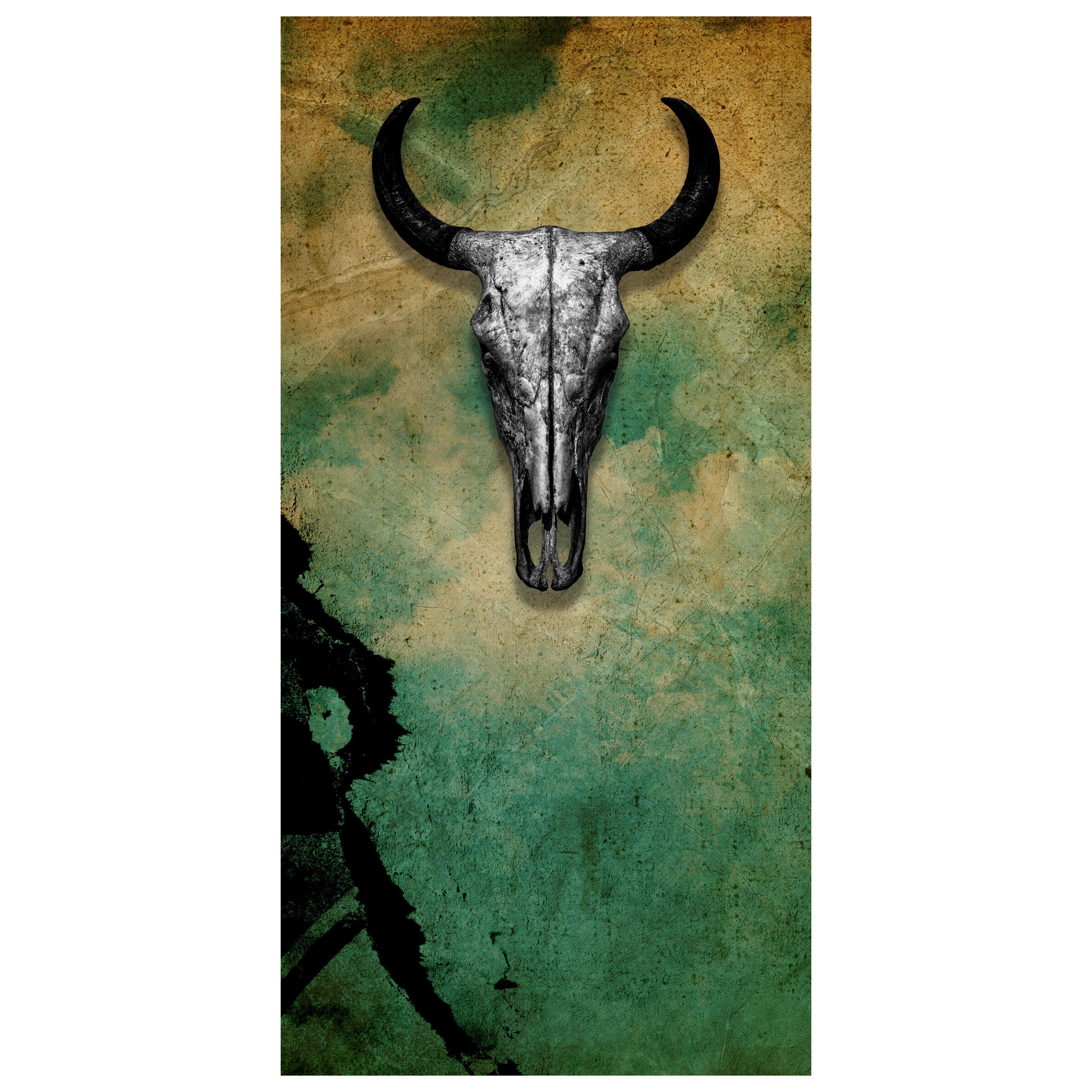 Türtapete Kuh, Totenkopf, Schädel, Western M1442 - Bild 2 Türtapete Kuh, Totenkopf, Schädel, Western M1442 - Bild 2