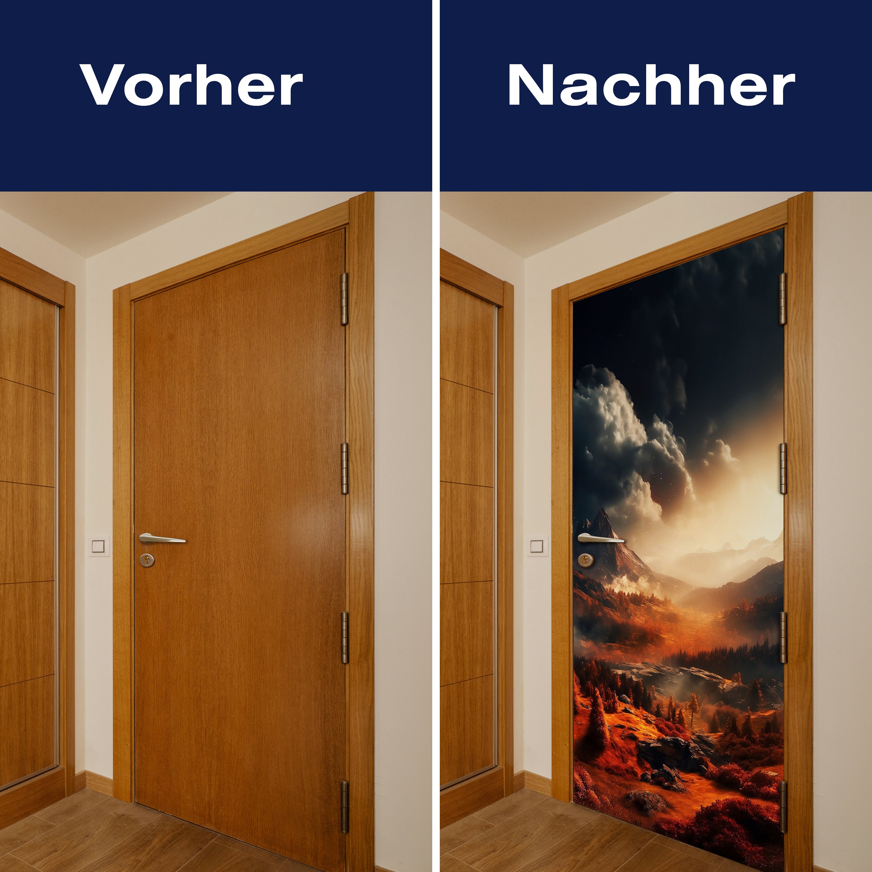 Türtapete Landschaft, Wald, Herbst, Berge M1449 - Bild 10 Türtapete Landschaft, Wald, Herbst, Berge M1449 - Bild 10