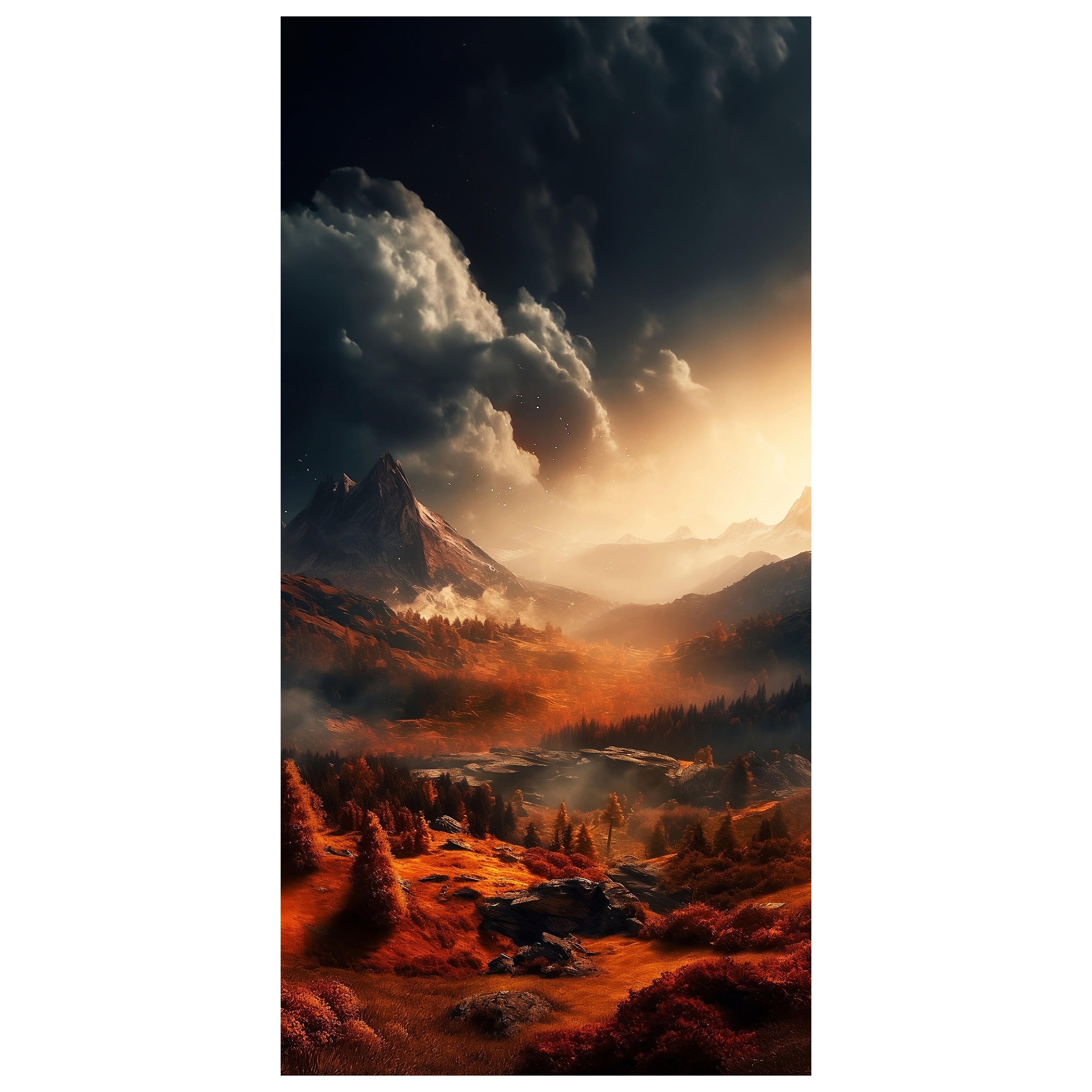 Türtapete Landschaft, Wald, Herbst, Berge M1449 - Bild 2 Türtapete Landschaft, Wald, Herbst, Berge M1449 - Bild 2