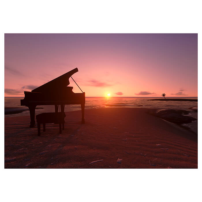 Fototapete Strand Sonnenuntergang Meer M1454 - Bild 2 Fototapete Strand Sonnenuntergang Meer M1454 - Bild 2