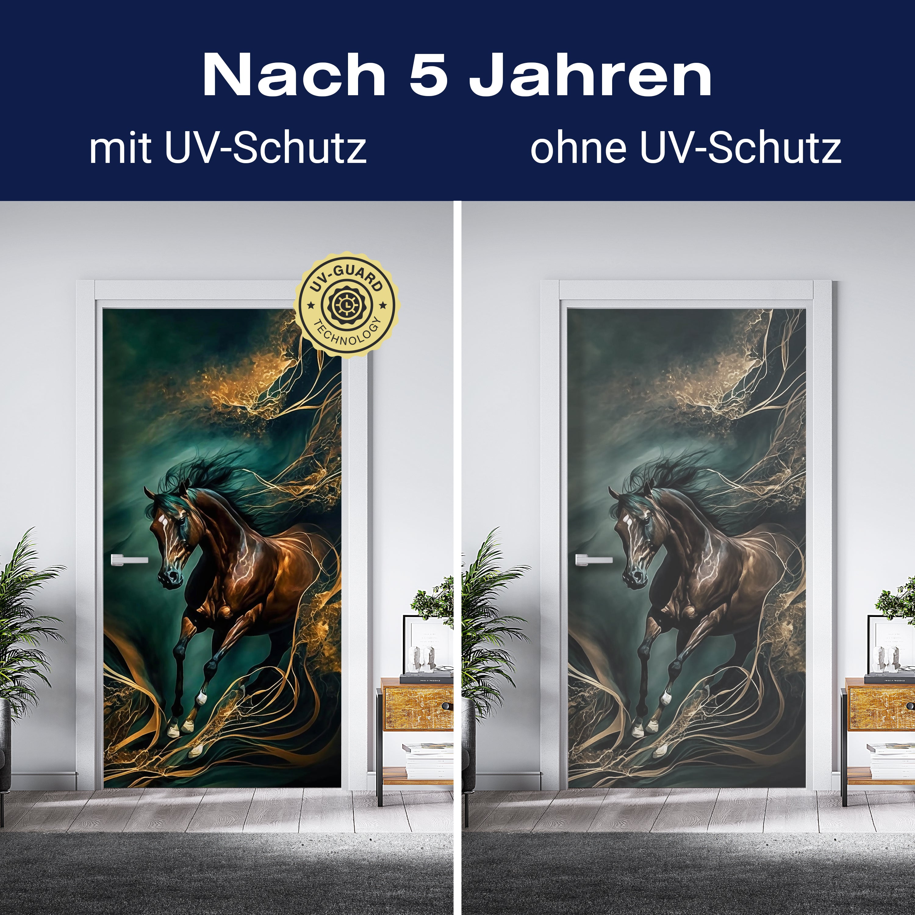 Türtapete Pferd, Digital Art M1457 - Bild 4 Türtapete Pferd, Digital Art M1457 - Bild 4