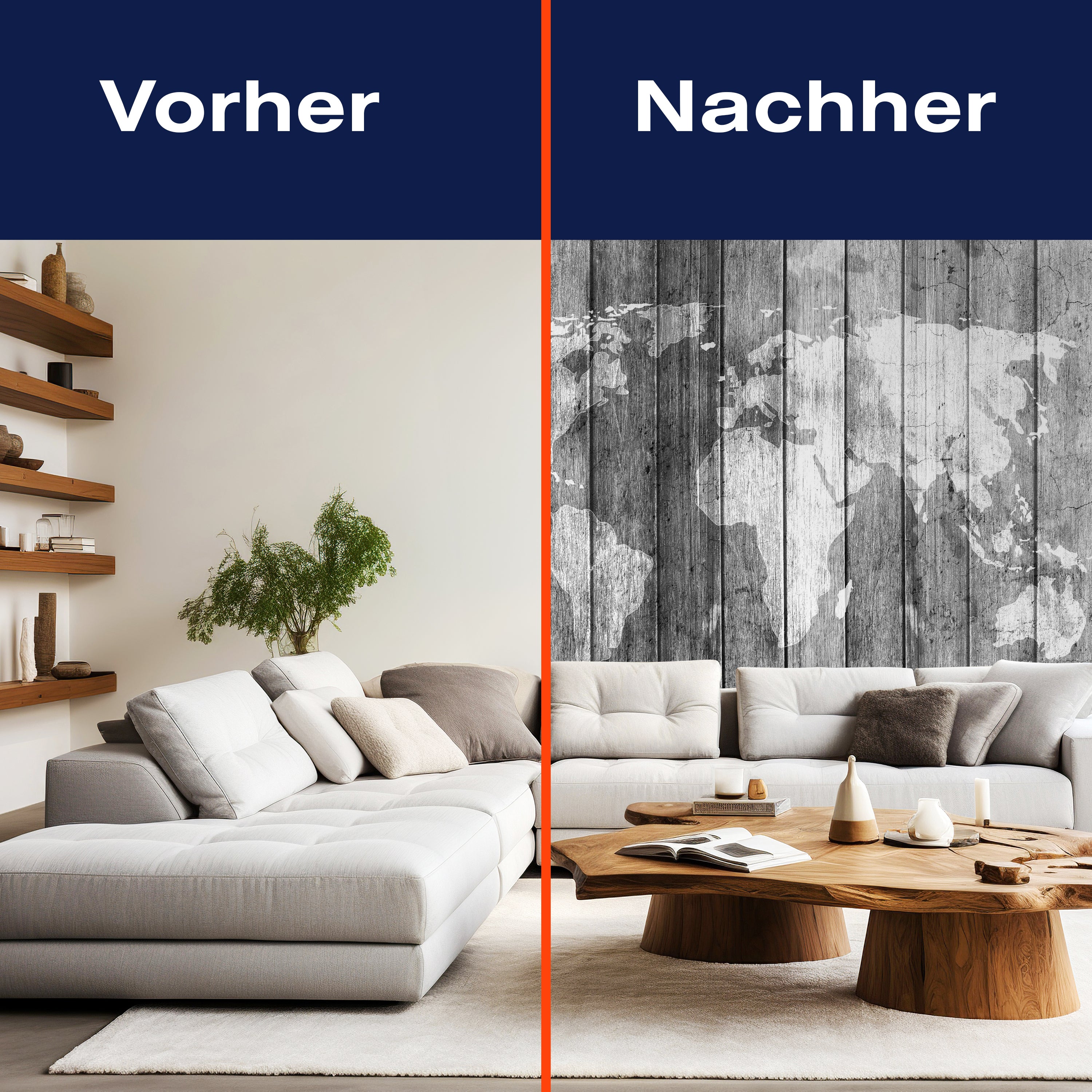 Fototapete Weltkarte Holz Wand M1468 - Bild 9 Fototapete Weltkarte Holz Wand M1468 - Bild 9