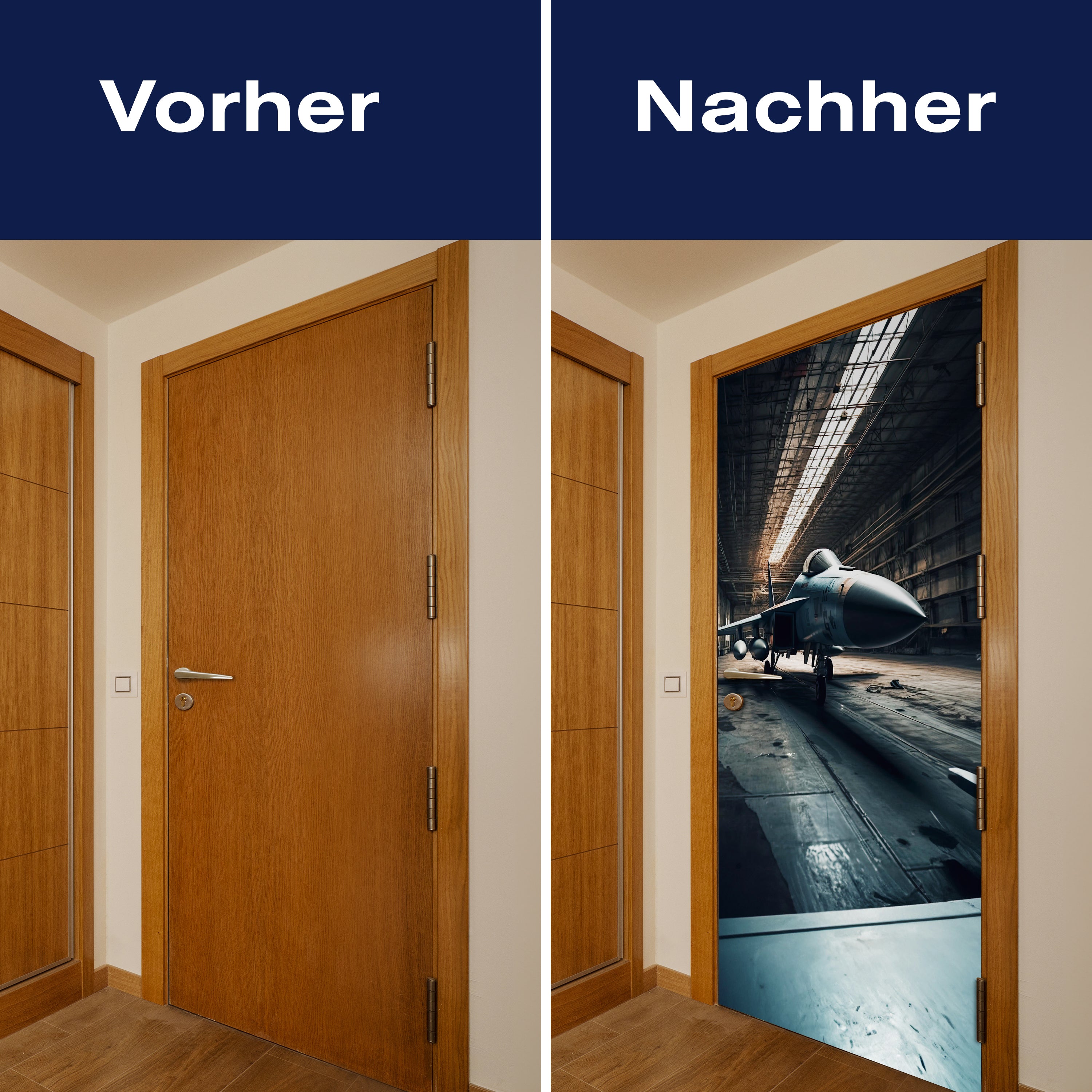 Türtapete Jet, Kampfflugzeug, Hangar M1477 - Bild 10 Türtapete Jet, Kampfflugzeug, Hangar M1477 - Bild 10