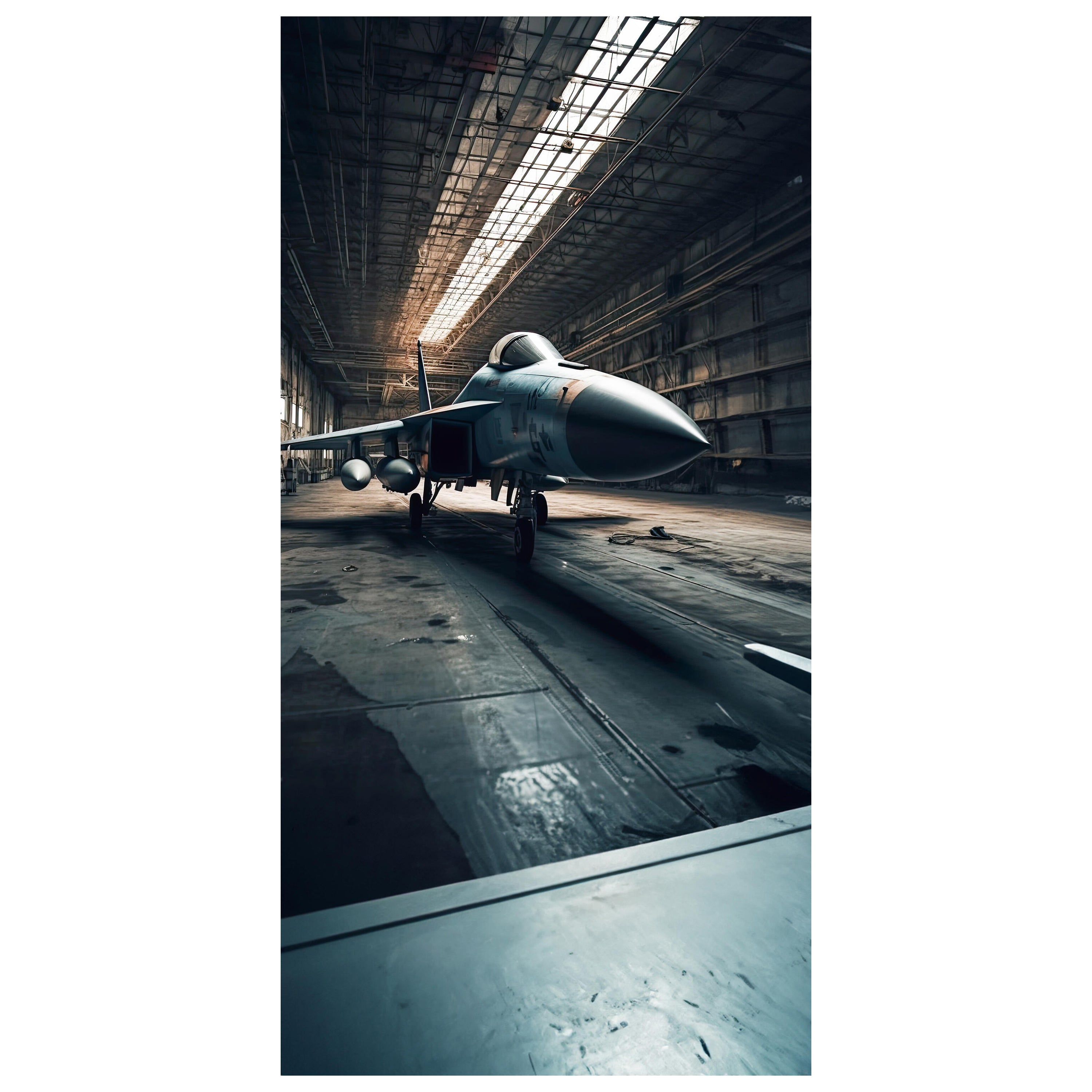 Türtapete Jet, Kampfflugzeug, Hangar M1477 - Bild 2 Türtapete Jet, Kampfflugzeug, Hangar M1477 - Bild 2
