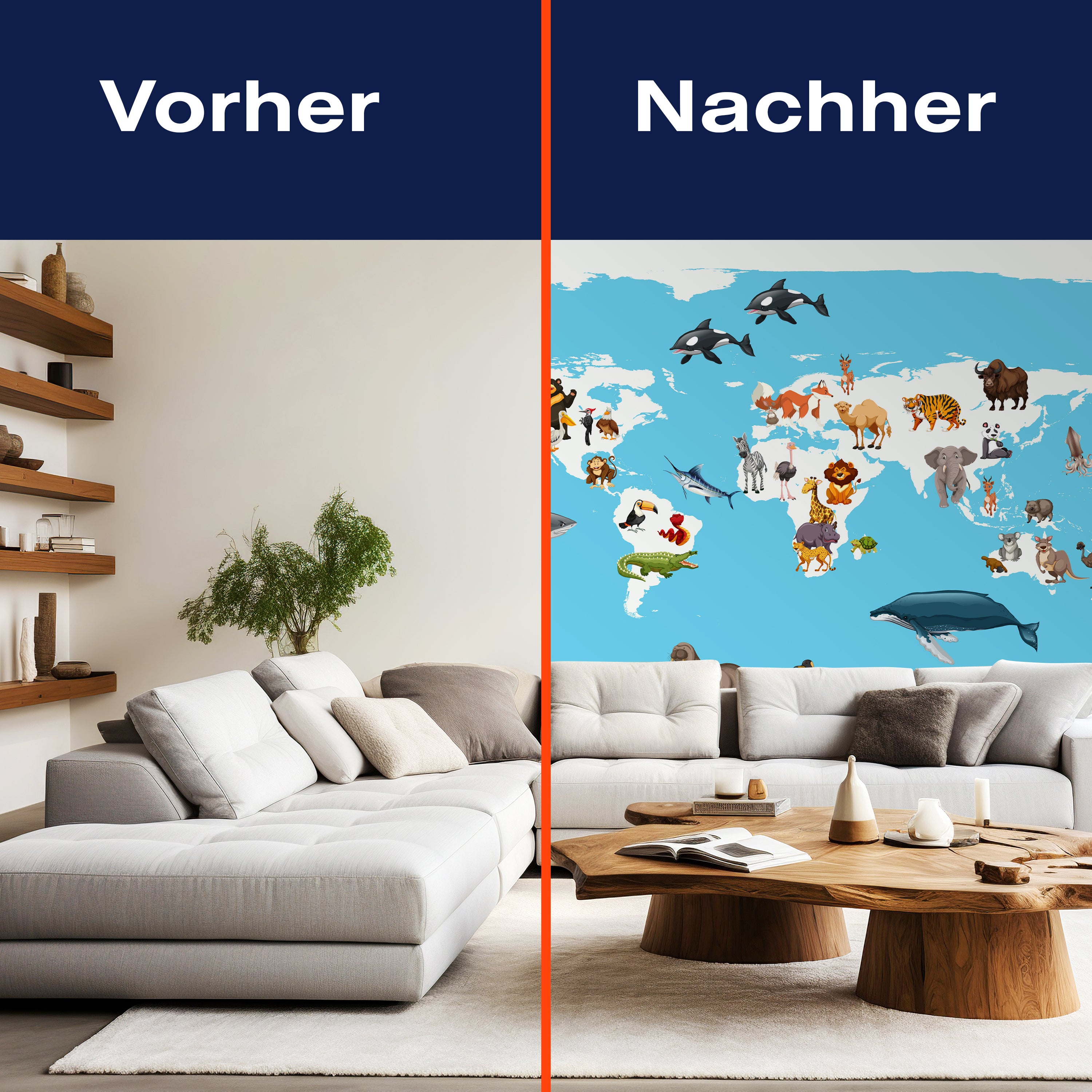 Fototapete Weltkarte M1481 - Bild 9 Fototapete Weltkarte M1481 - Bild 9