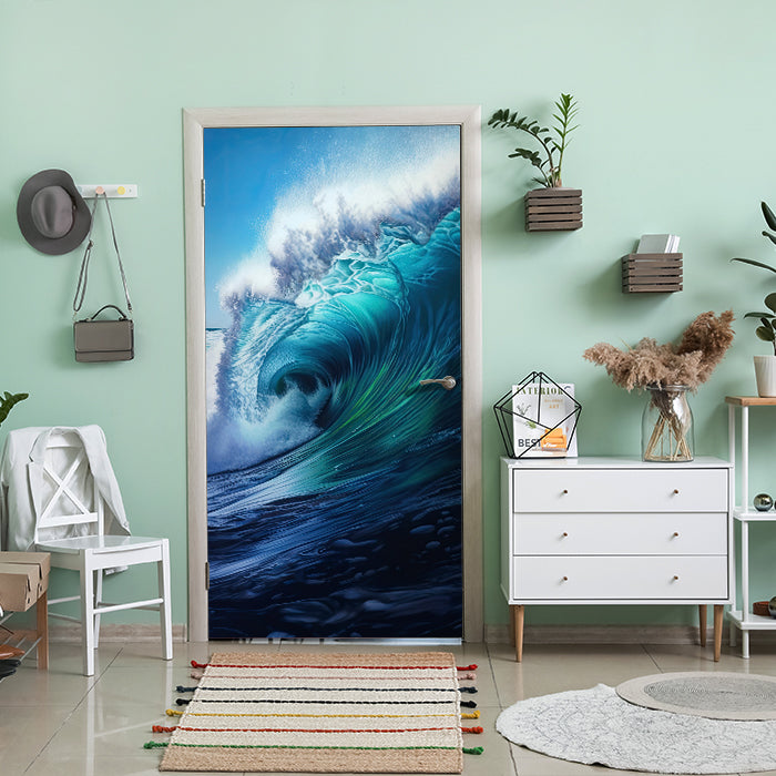 Türtapete Welle, Malerei M1484 - Bild 1 Türtapete Welle, Malerei M1484 - Bild 1