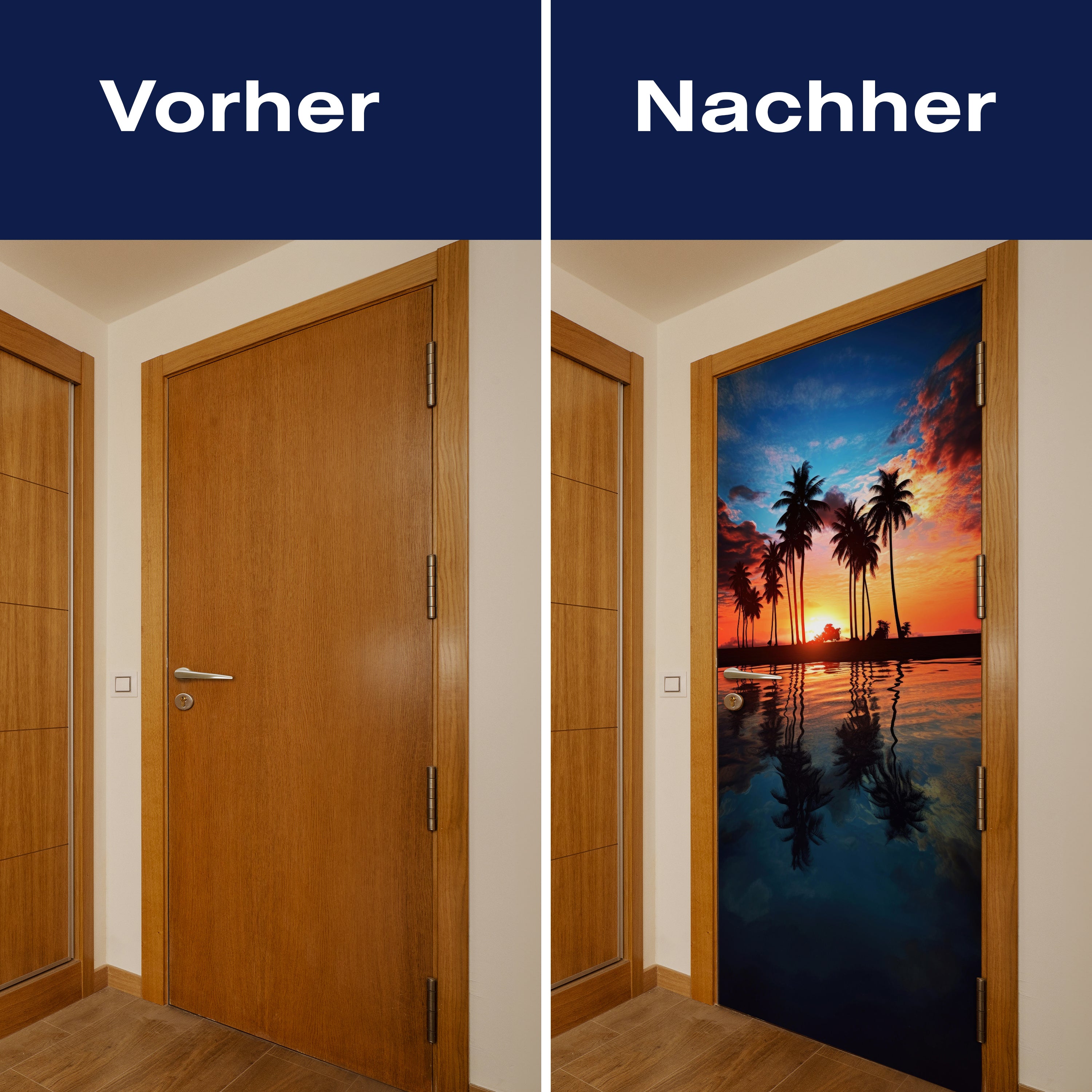 Türtapete Palmen, Strand, Sonnenaufgang M1491 - Bild 10 Türtapete Palmen, Strand, Sonnenaufgang M1491 - Bild 10