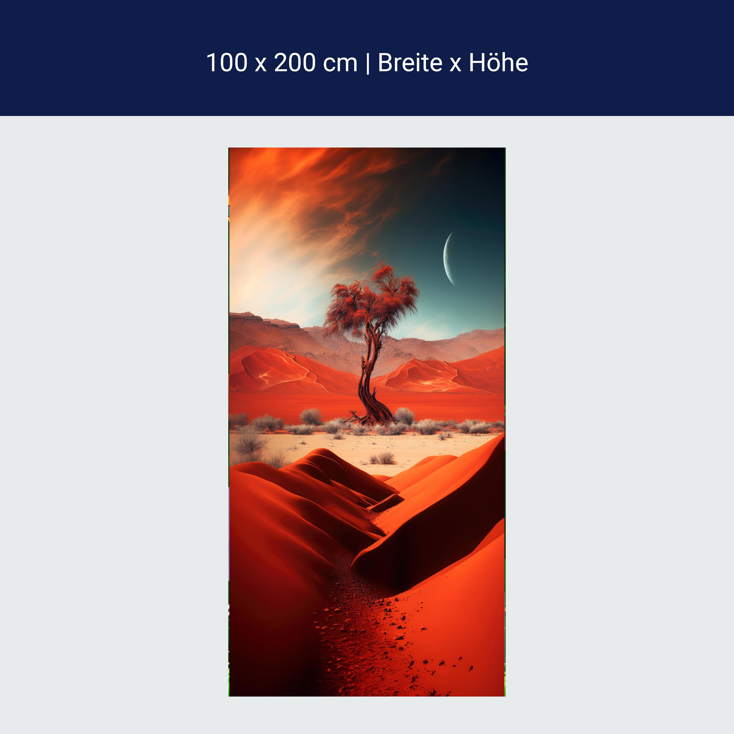 Türtapete Wüste, Baum, Landschaft M1510 Türtapete Wüste, Baum, Landschaft M1510