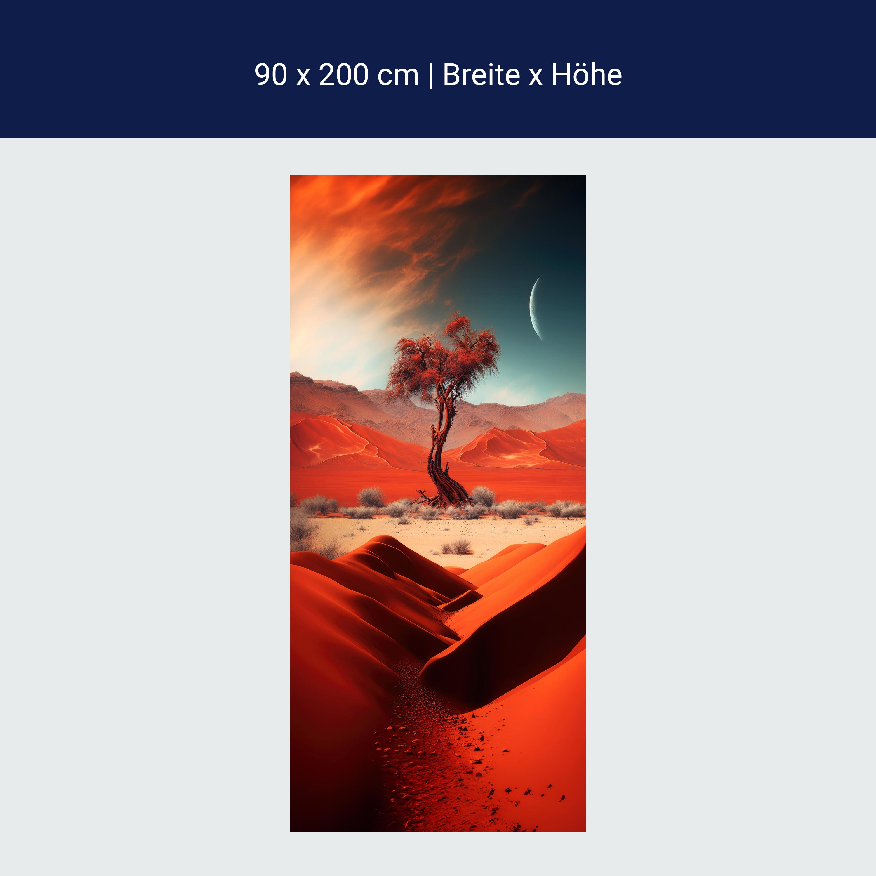 Türtapete Wüste, Baum, Landschaft M1510 Türtapete Wüste, Baum, Landschaft M1510