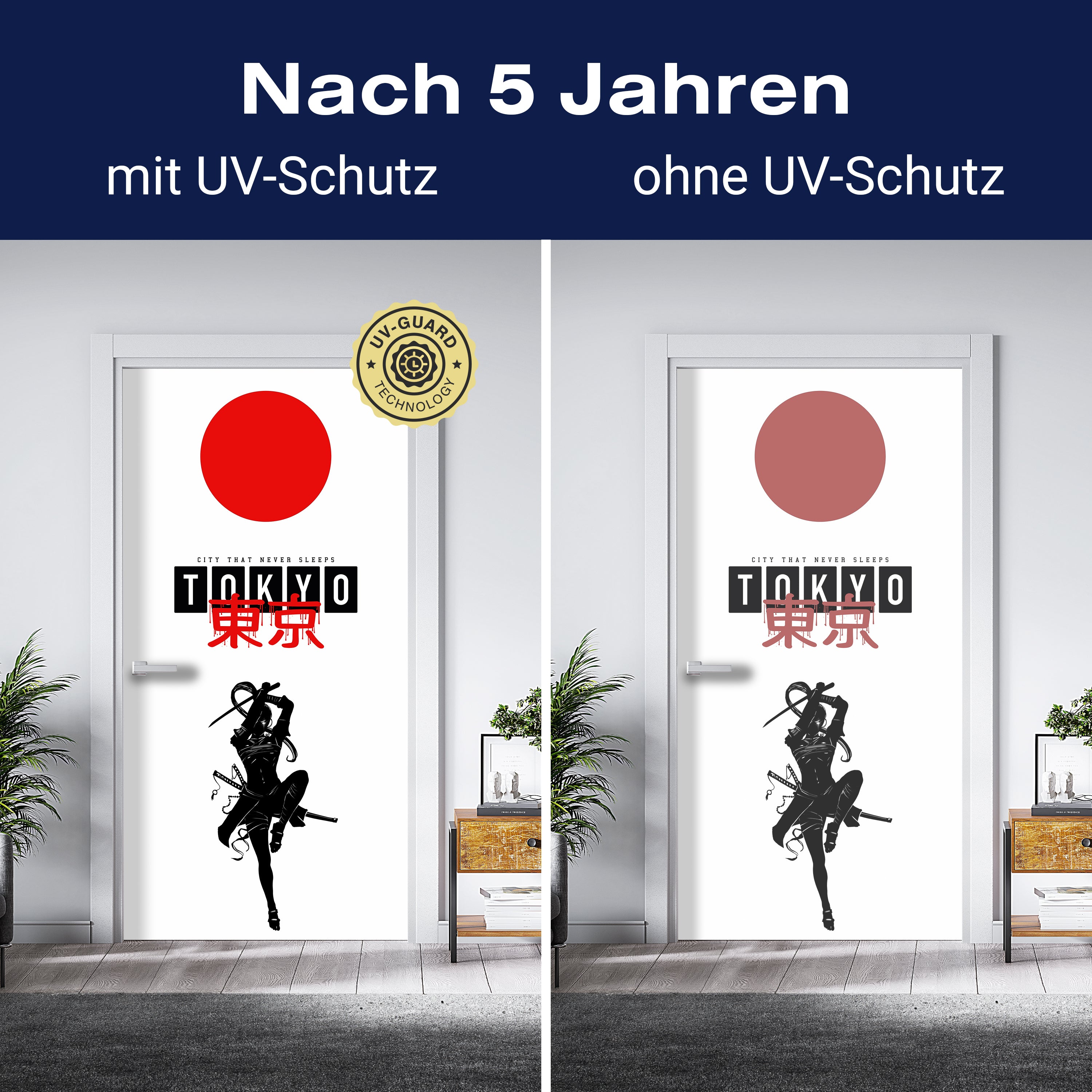 Türtapete Tokyo, Samurai, Anime M1516 - Bild 4 Türtapete Tokyo, Samurai, Anime M1516 - Bild 4