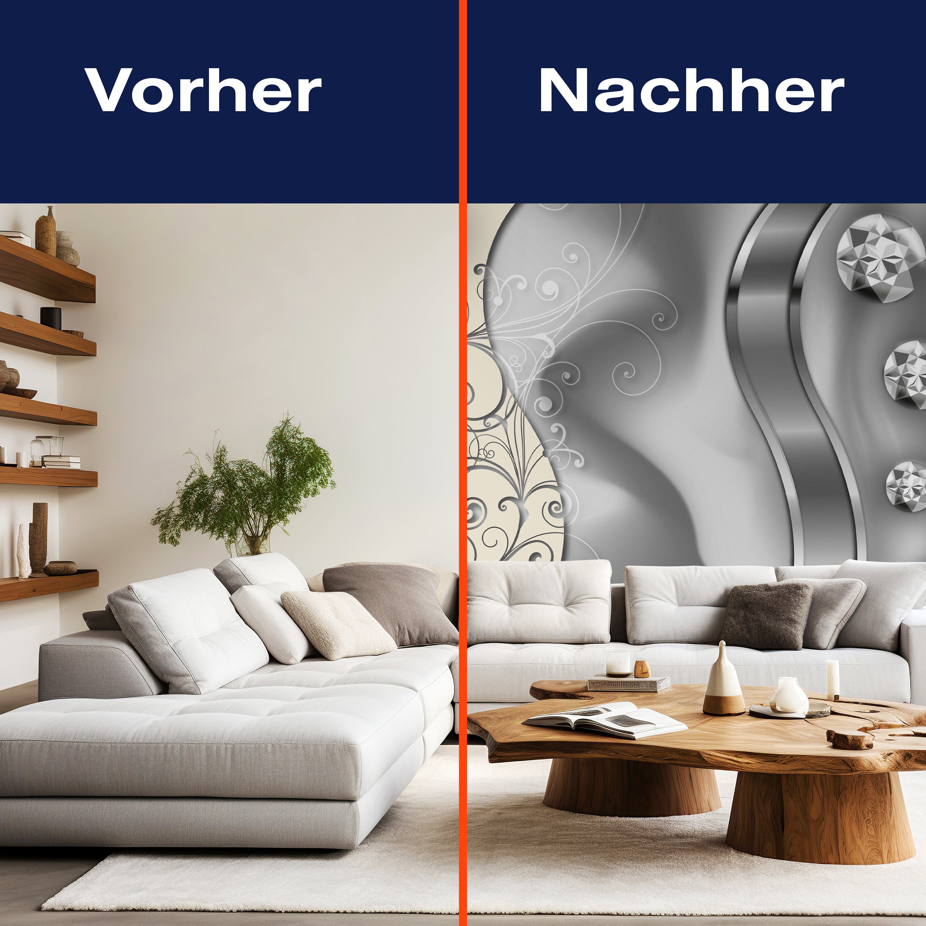 Fototapete Diamanten grau M1518 - Bild 9 Fototapete Diamanten grau M1518 - Bild 9