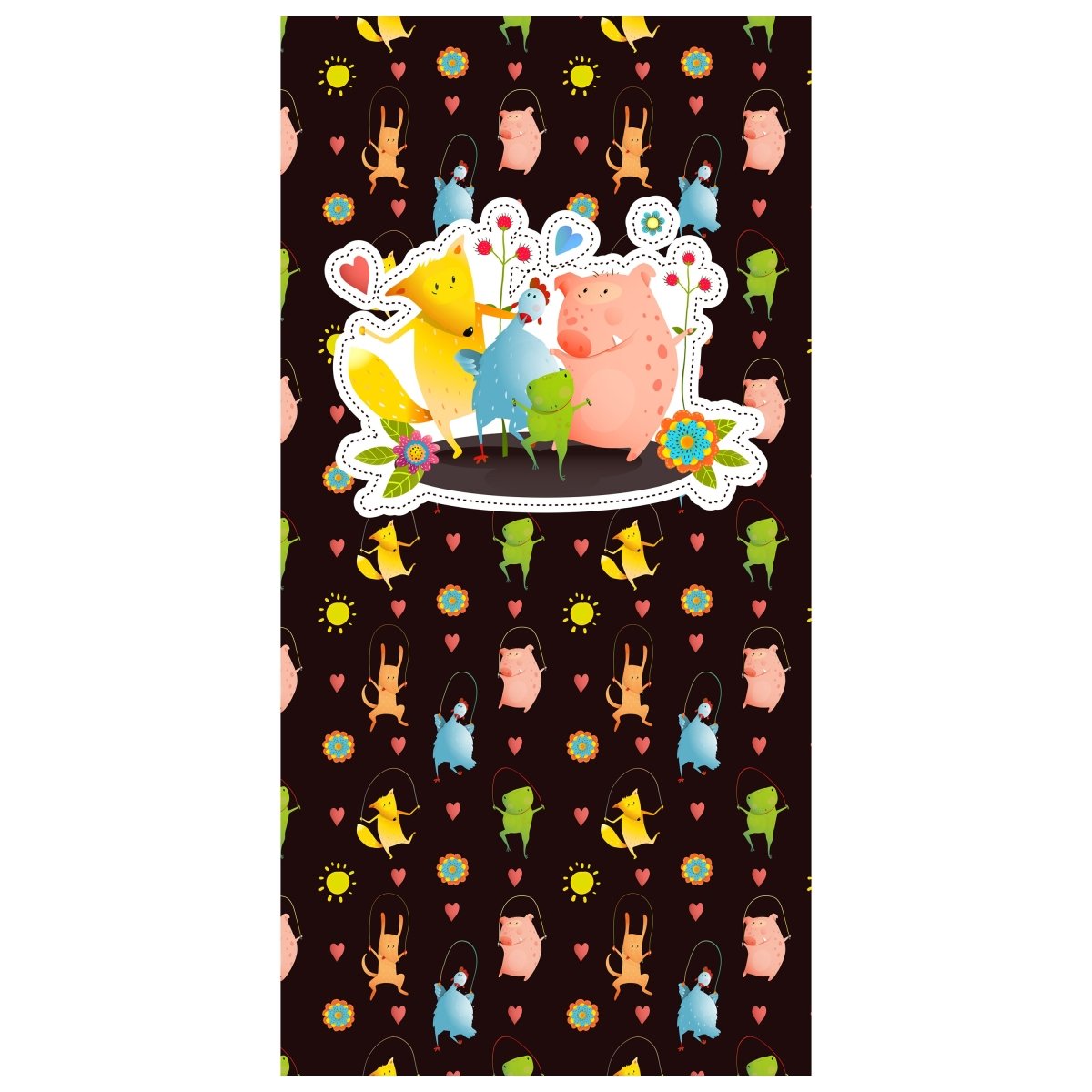 Türtapete lustige Tiere, Bauernhof M1529 - Bild 2 Türtapete lustige Tiere, Bauernhof M1529 - Bild 2