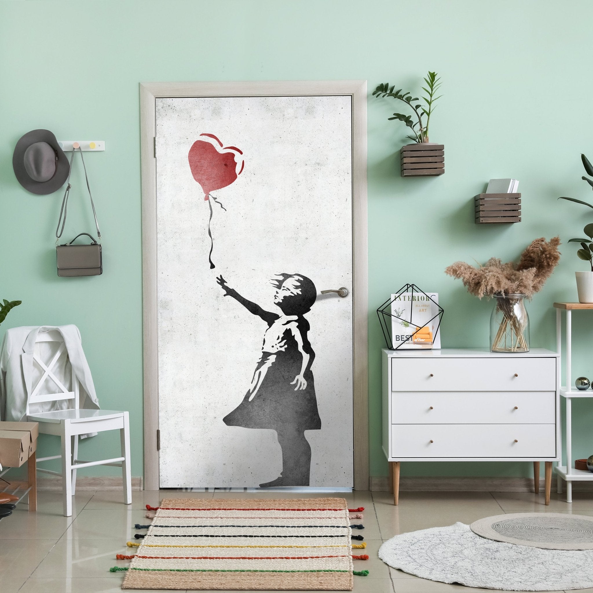 Türtapete Banksy Street Art M1537 - Bild 1 Türtapete Banksy Street Art M1537 - Bild 1