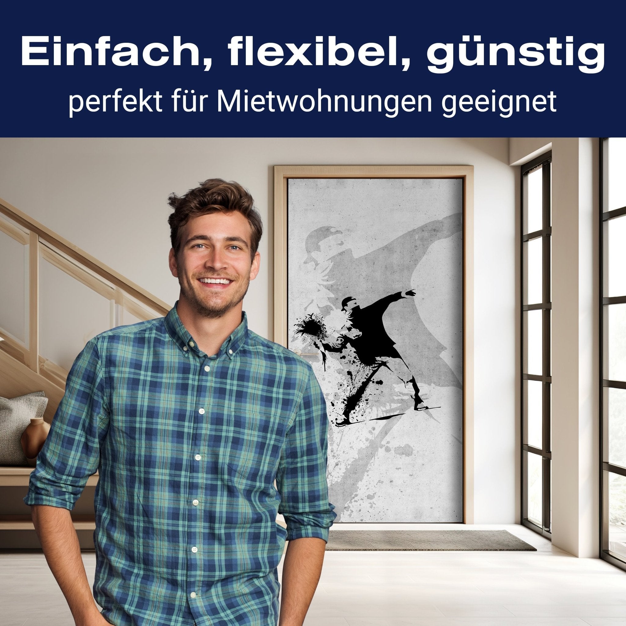 Türtapete Banksy Street Art M1538 - Bild 3 Türtapete Banksy Street Art M1538 - Bild 3