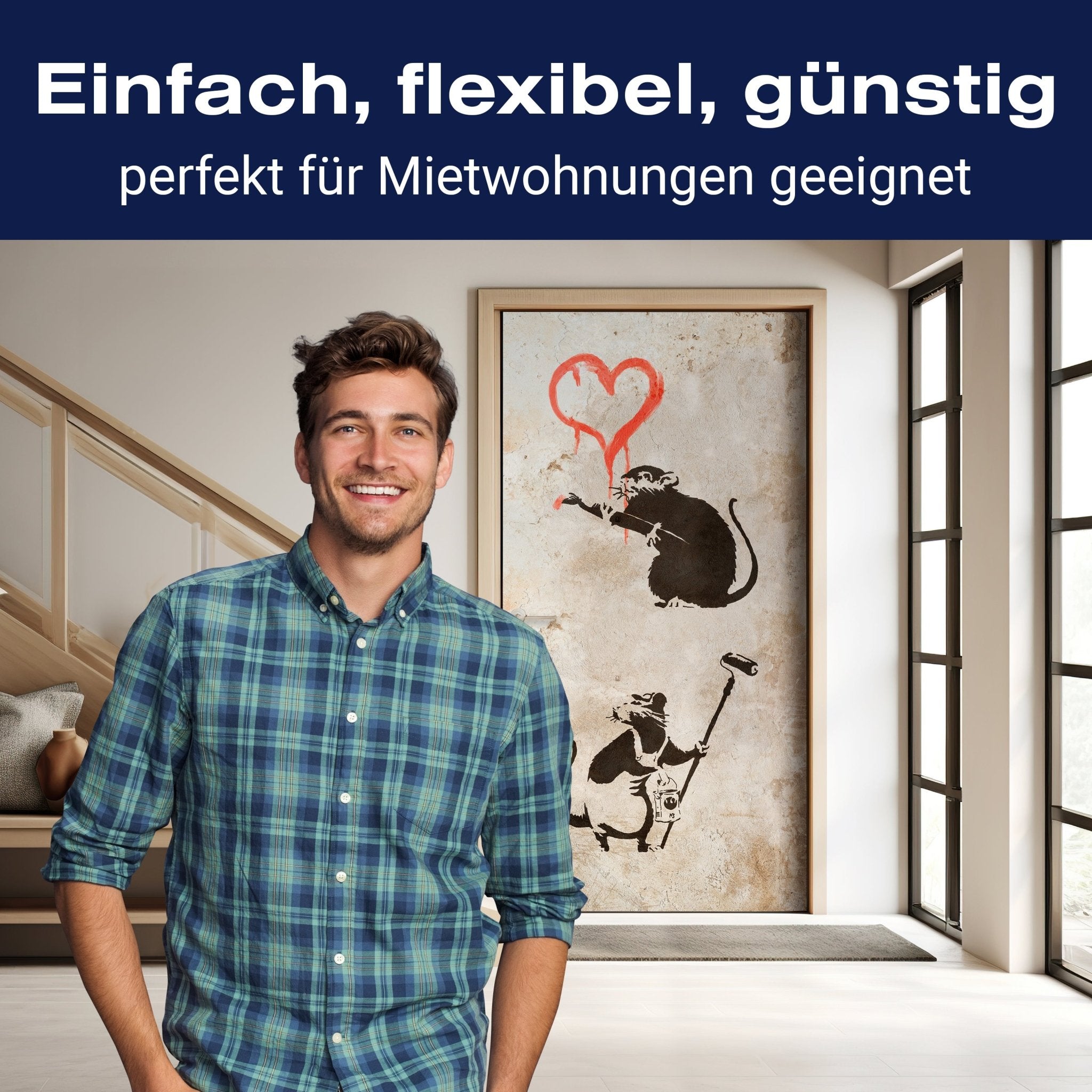 Türtapete Banksy Street Art M1540 - Bild 3 Türtapete Banksy Street Art M1540 - Bild 3