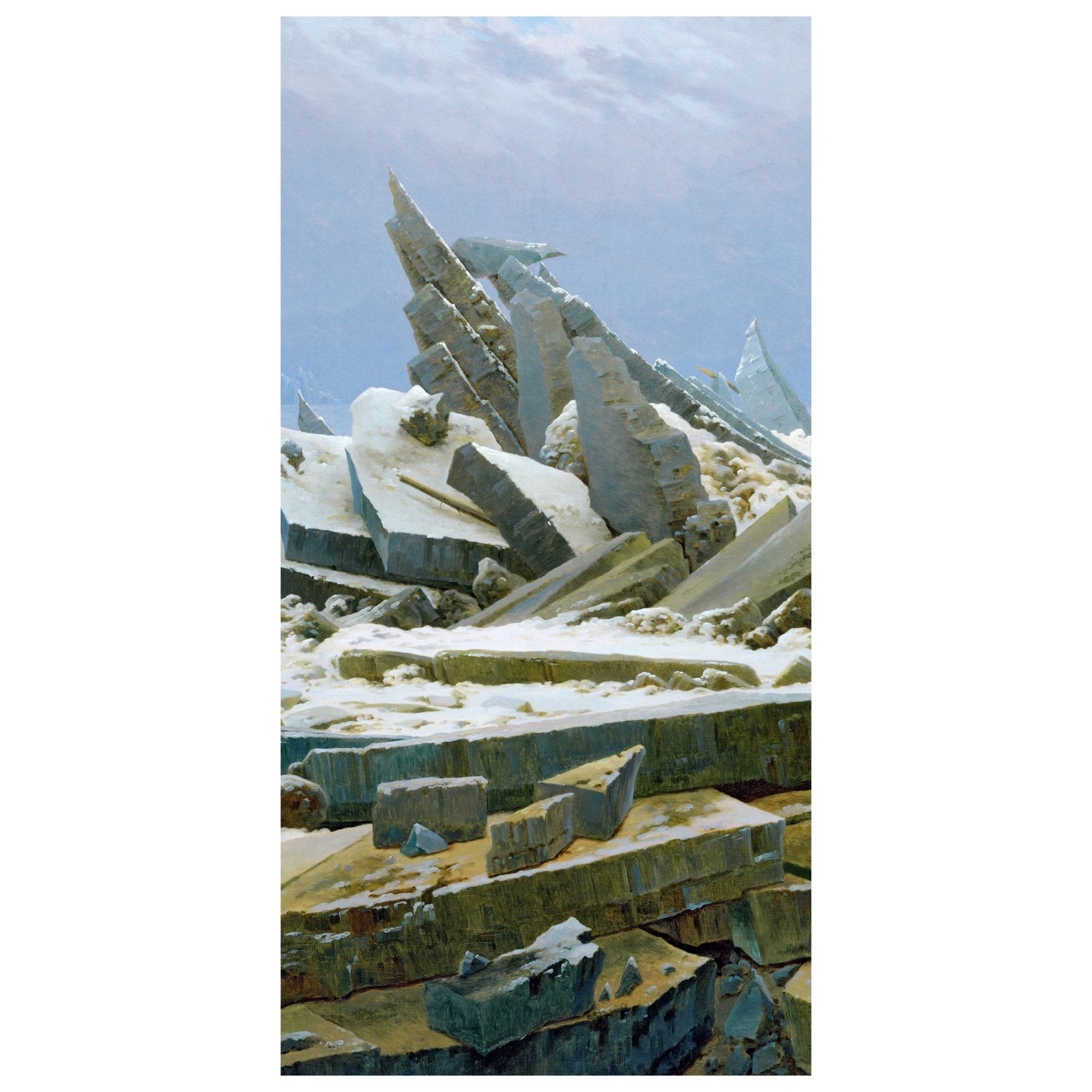 Türtapete Eislandschaft Caspar David Friedrich M1542 - Bild 2 Türtapete Eislandschaft Caspar David Friedrich M1542 - Bild 2