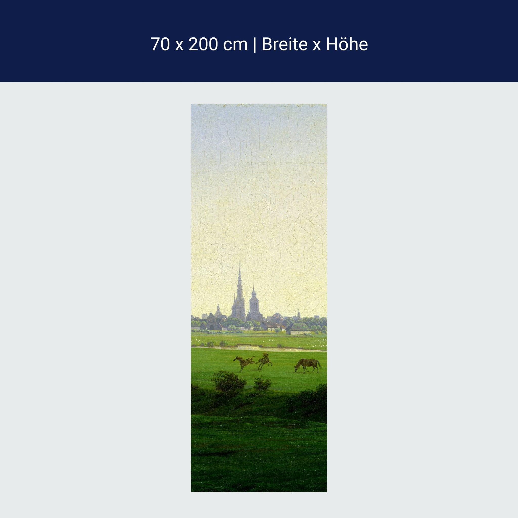 Türtapete Greifswalder Weiden Caspar David Friedrich M1544 Türtapete Greifswalder Weiden Caspar David Friedrich M1544