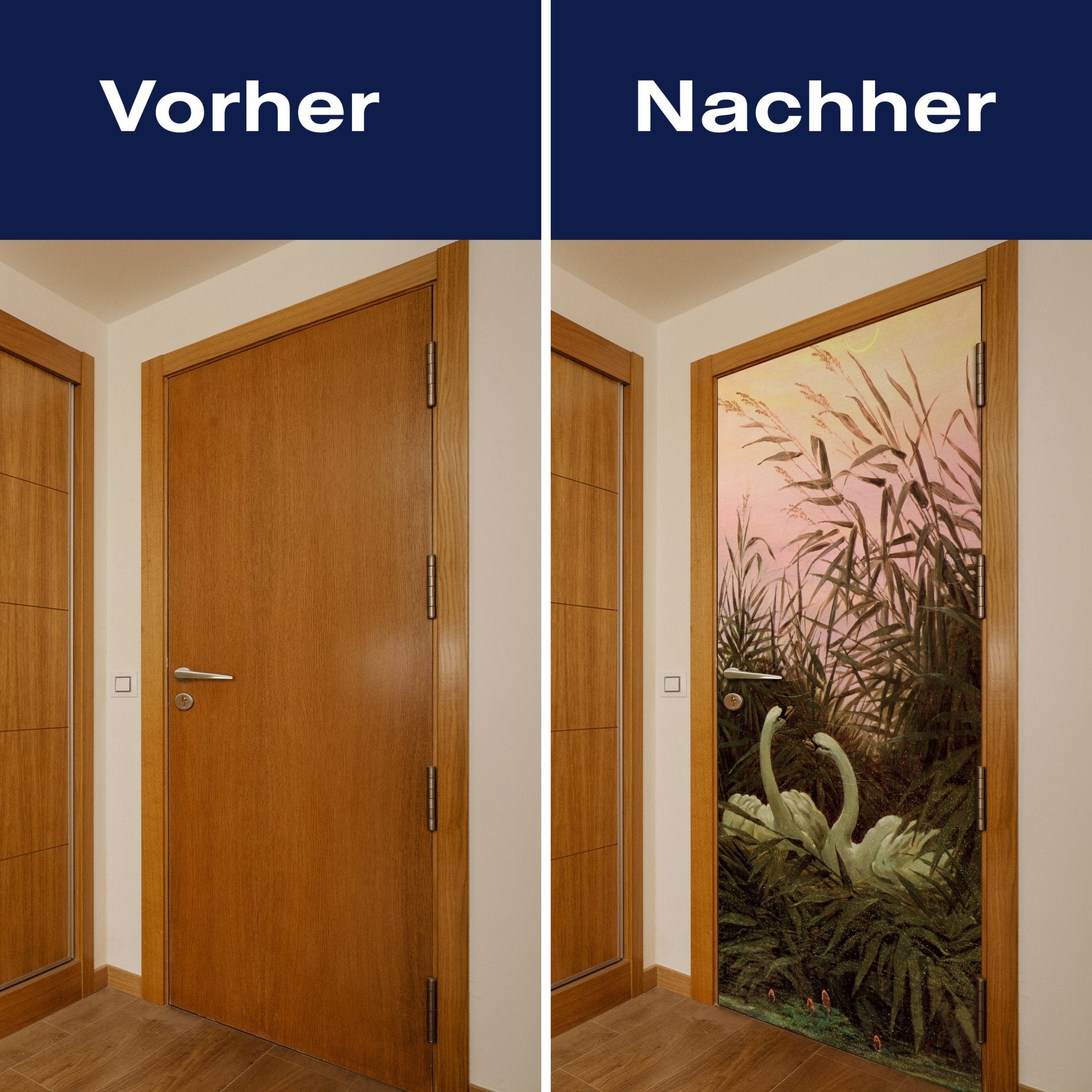 Türtapete Schwäne im Schilf Caspar David Friedrich M1546 - Bild 10 Türtapete Schwäne im Schilf Caspar David Friedrich M1546 - Bild 10