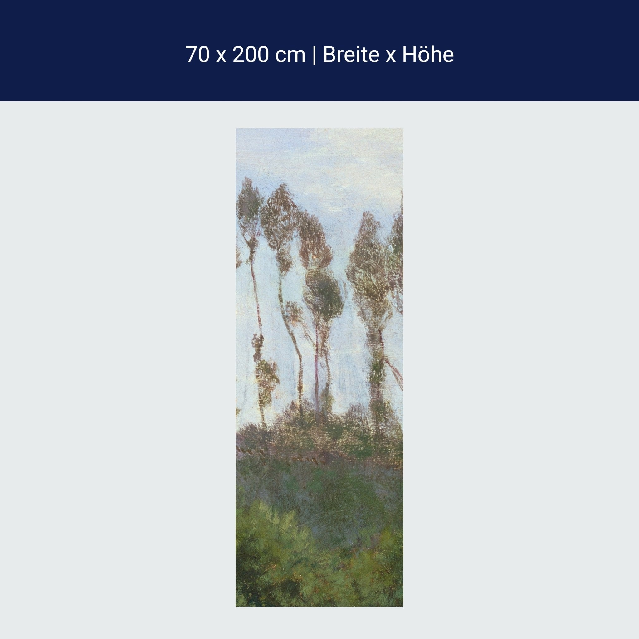 Türtapete View at Rouelles, Claude Monet M1550 Türtapete View at Rouelles, Claude Monet M1550