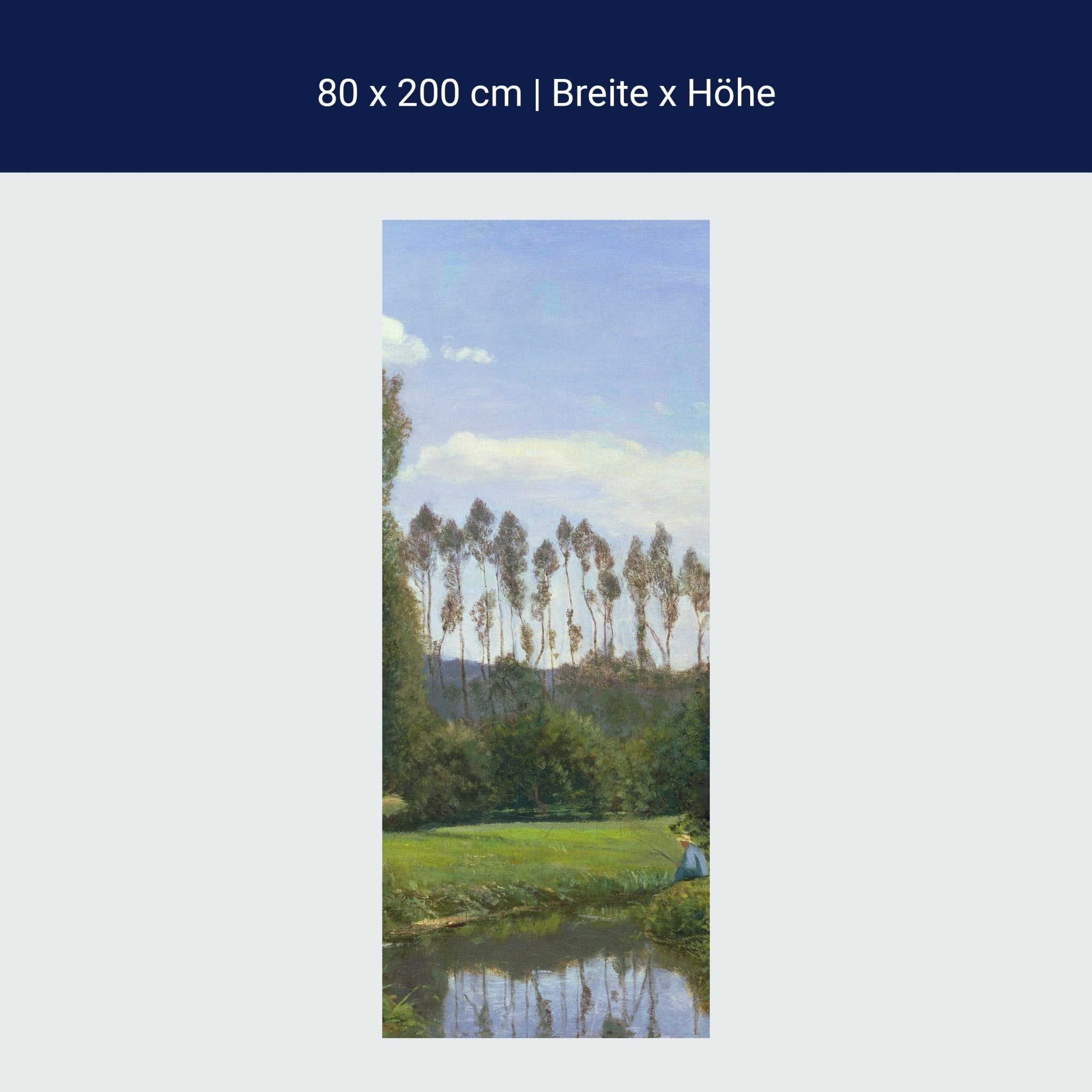 Türtapete View at Rouelles, Claude Monet M1550 Türtapete View at Rouelles, Claude Monet M1550