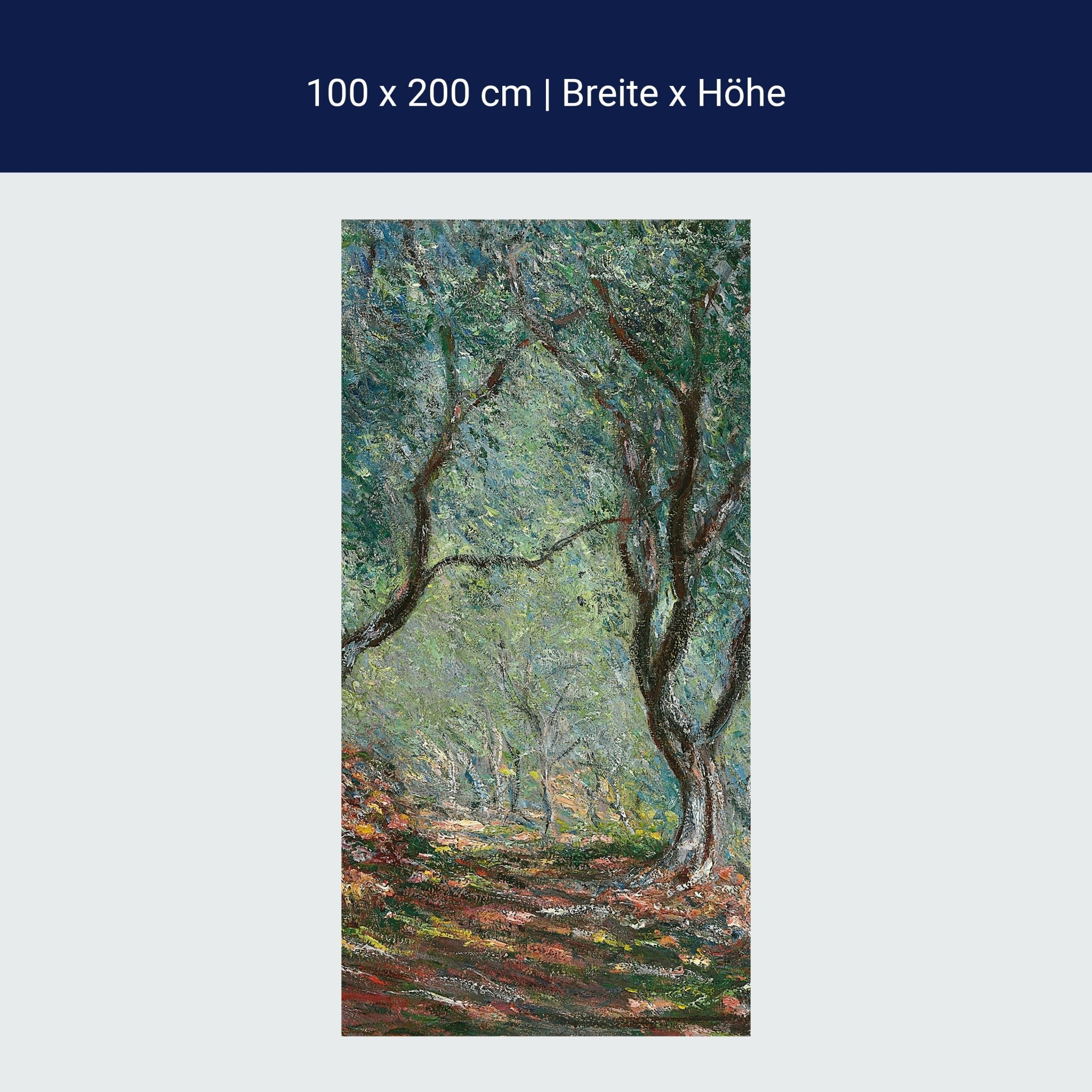 Türtapete Olive Trees in the Moreno Garden, Claude Monet M1553 Türtapete Olive Trees in the Moreno Garden, Claude Monet M1553