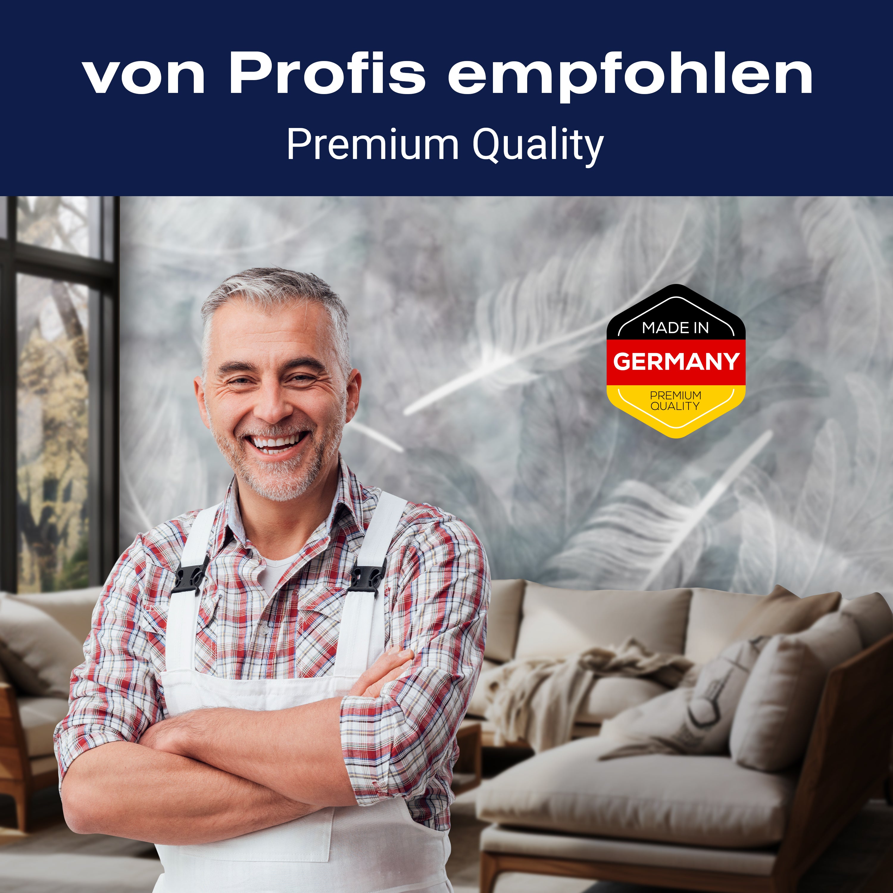 Fototapete Federn Aquarell Weiß M1809 - Bild 5 Fototapete Federn Aquarell Weiß M1809 - Bild 5