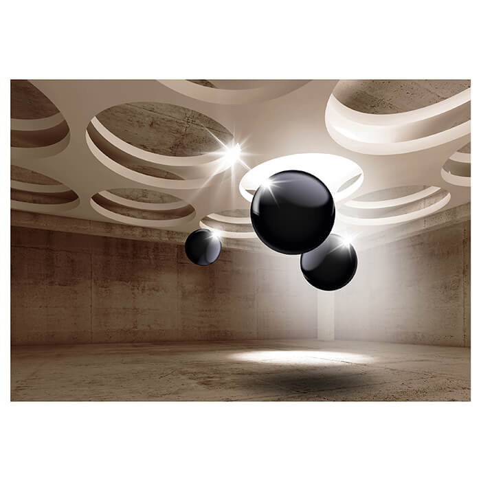 Fototapete Schwarze Kugeln M1813 - Bild 2 Fototapete Schwarze Kugeln M1813 - Bild 2