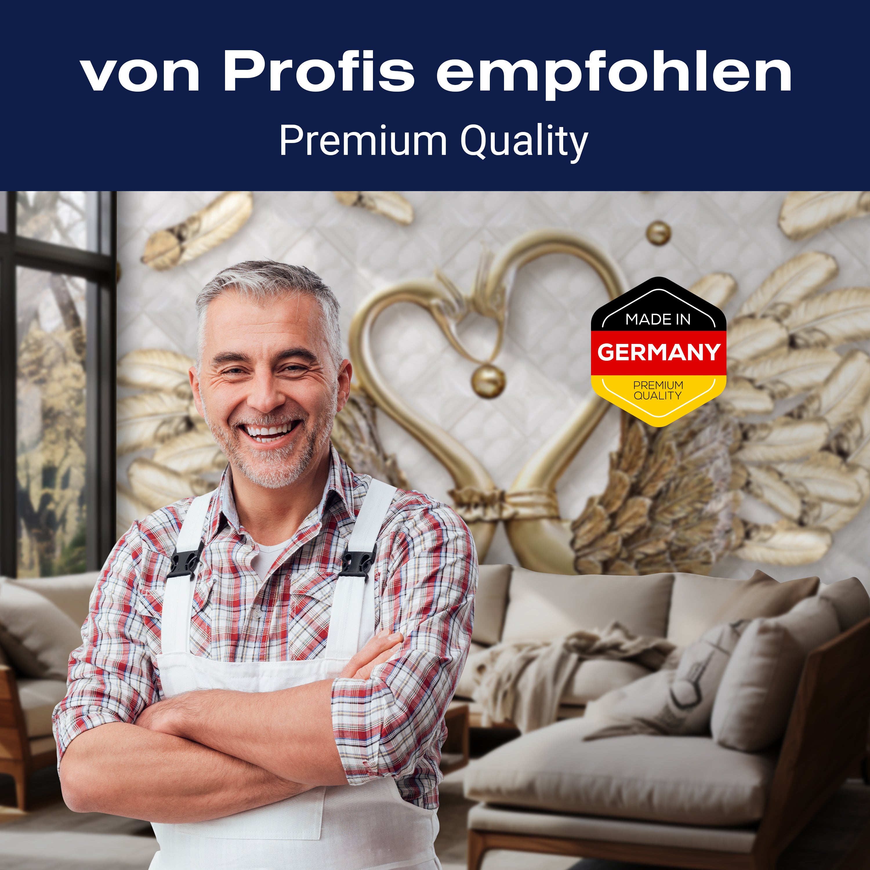 Fototapete Goldener Schwan Edel M1831 - Bild 5 Fototapete Goldener Schwan Edel M1831 - Bild 5