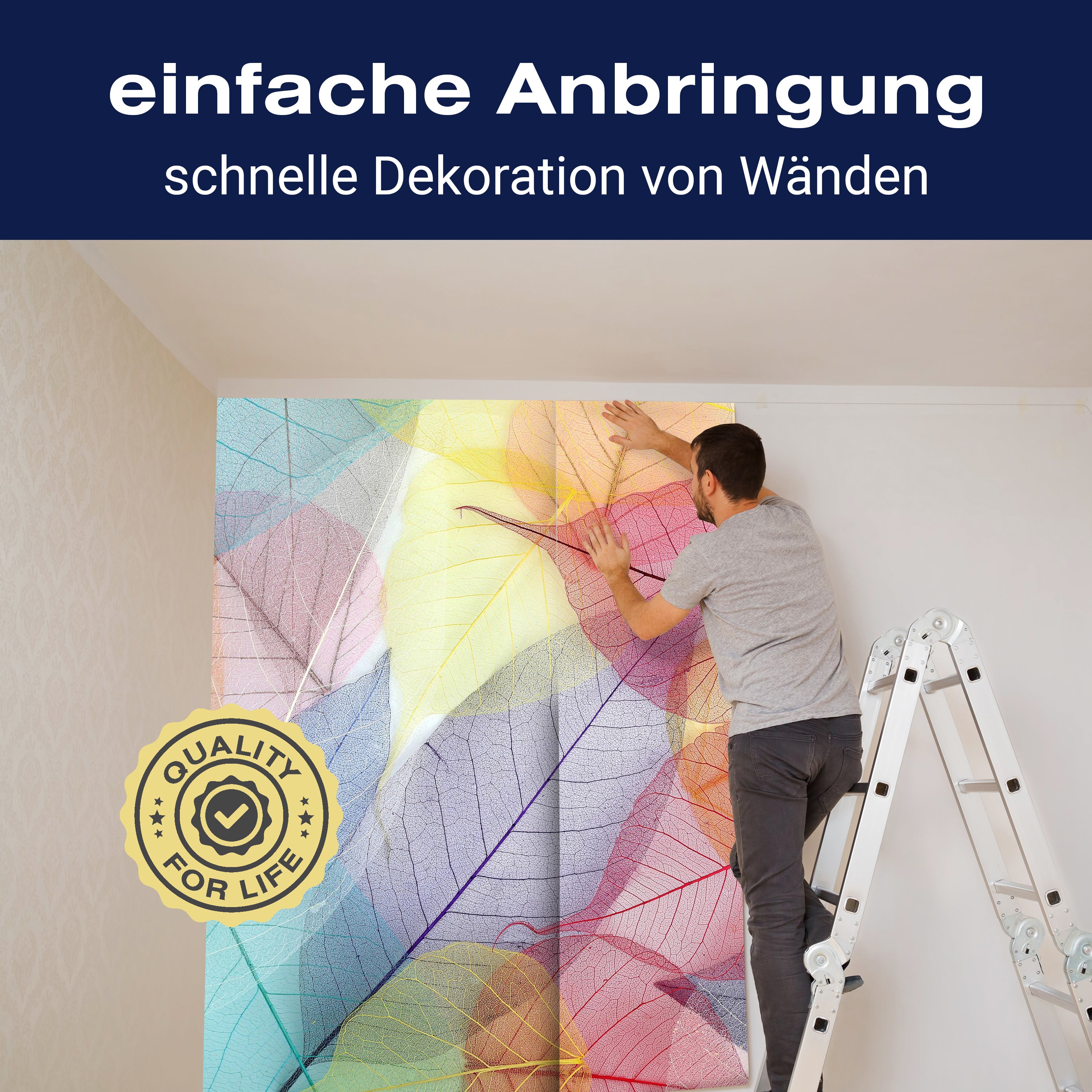 Fototapete bunte Blätter M1835 - Bild 3 Fototapete bunte Blätter M1835 - Bild 3