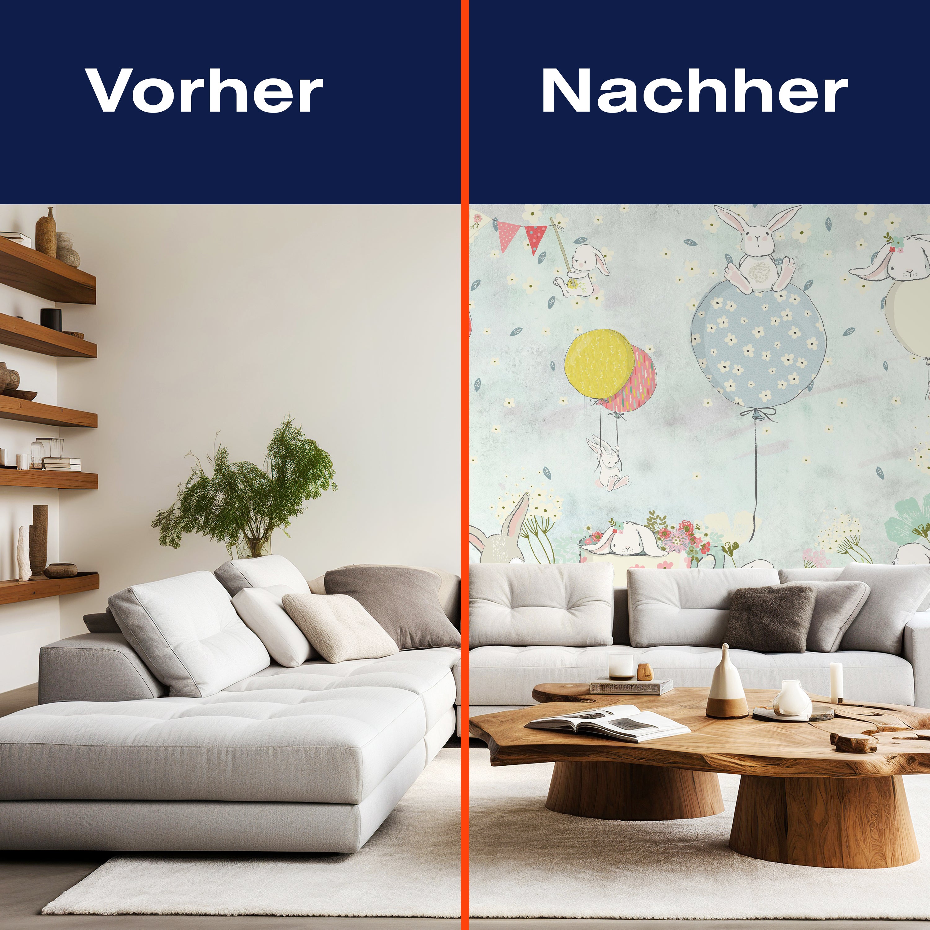 Fototapete Geburtstags Kaninchen M1843 - Bild 9 Fototapete Geburtstags Kaninchen M1843 - Bild 9