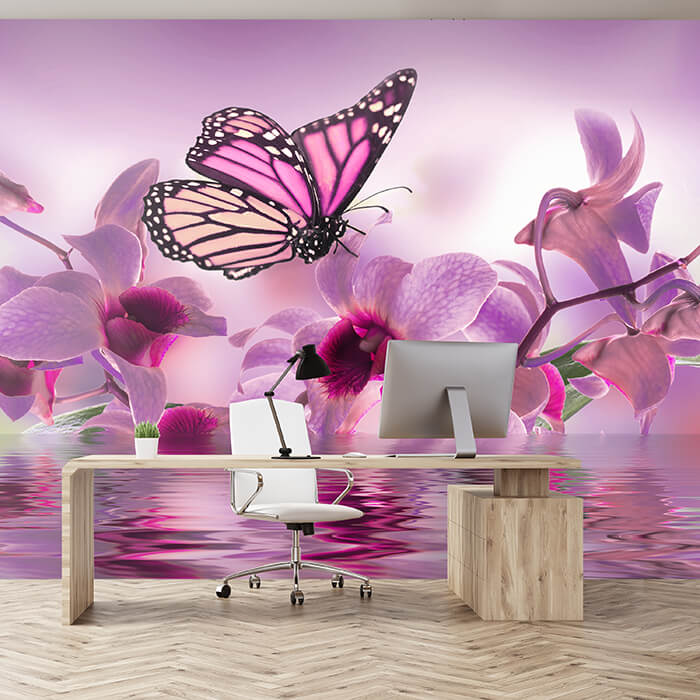 Fototapete Violett Schmetterling M1853 - Bild 1 Fototapete Violett Schmetterling M1853 - Bild 1