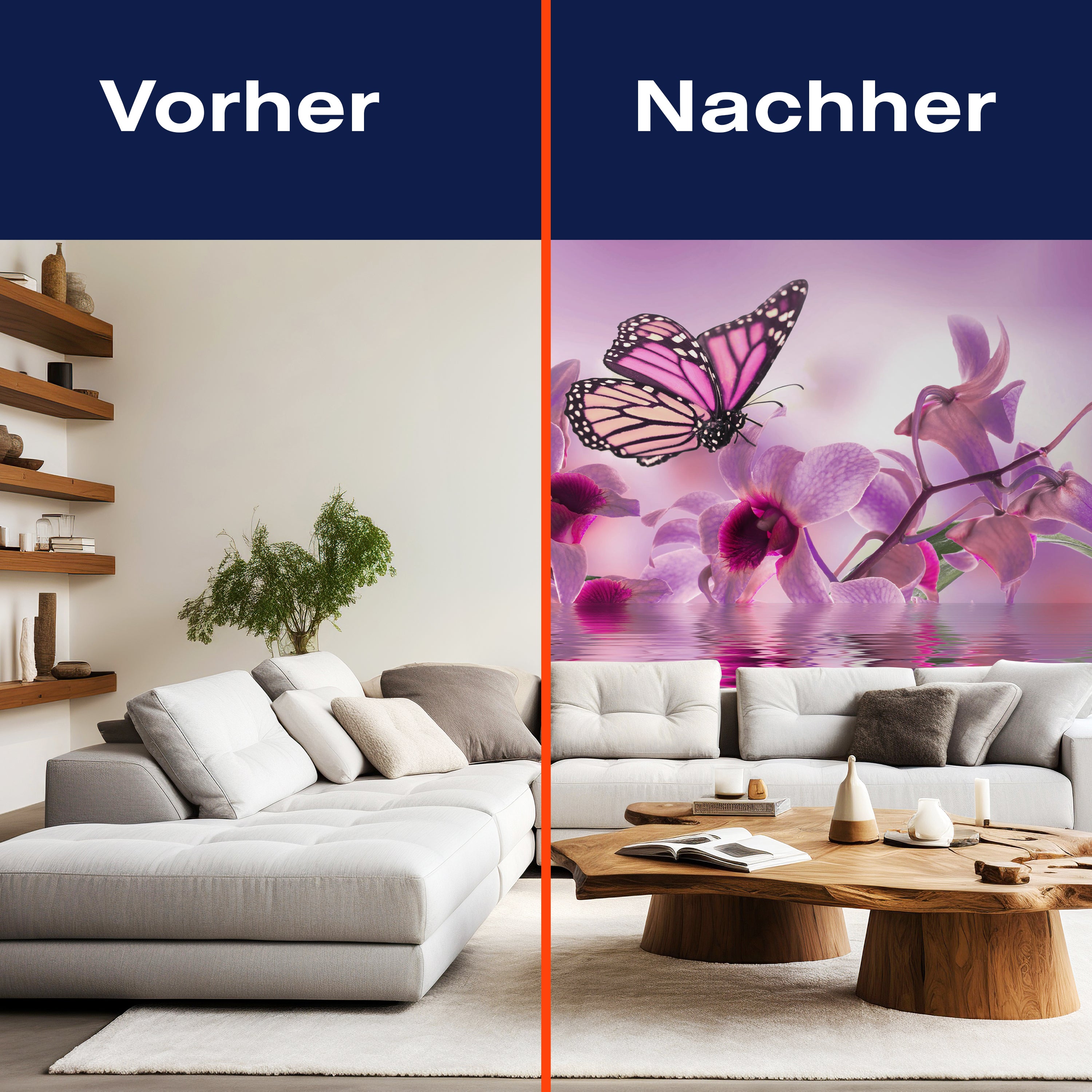 Fototapete Violett Schmetterling M1853 - Bild 9 Fototapete Violett Schmetterling M1853 - Bild 9