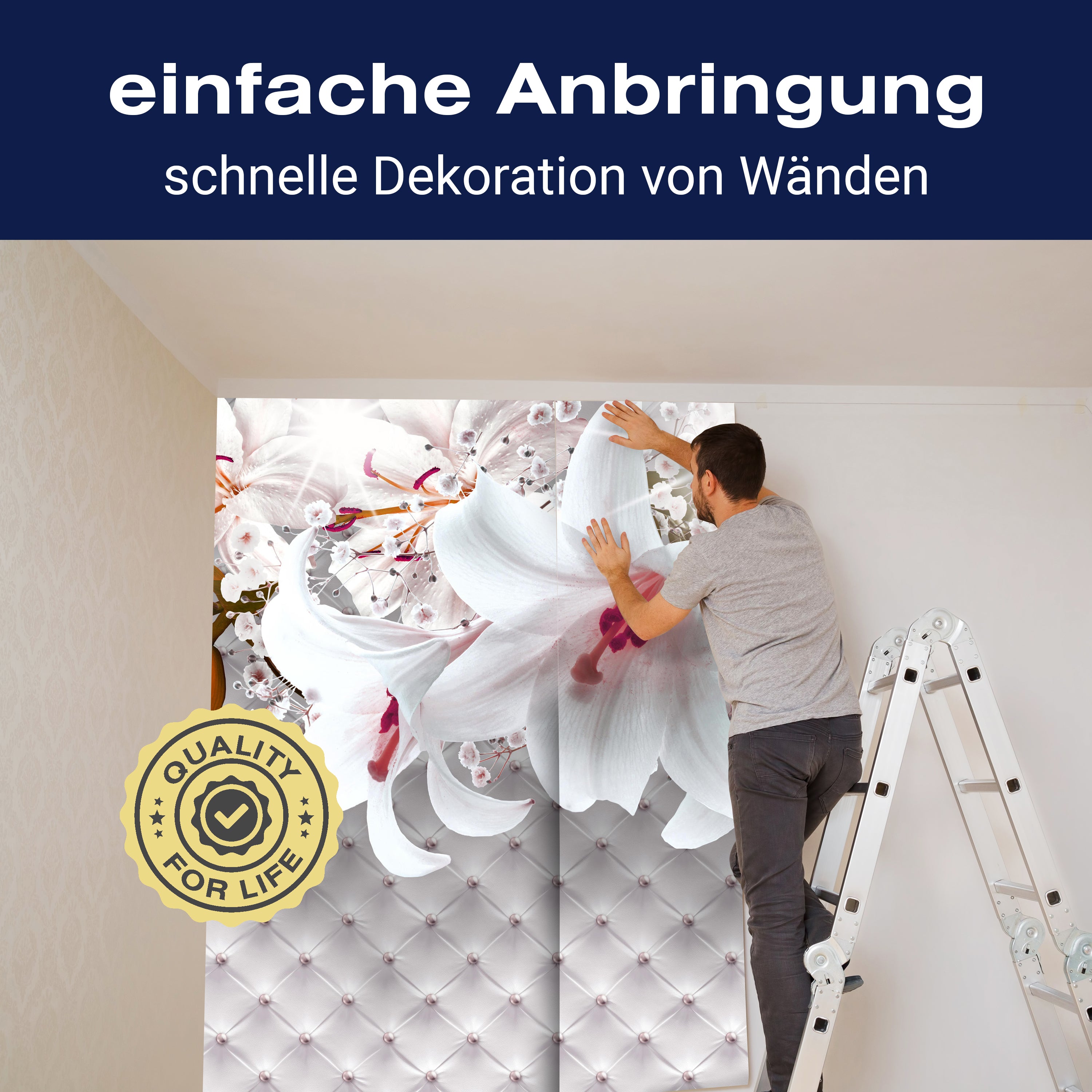 Fototapete Edle Lilien 2 M1903 - Bild 3 Fototapete Edle Lilien 2 M1903 - Bild 3