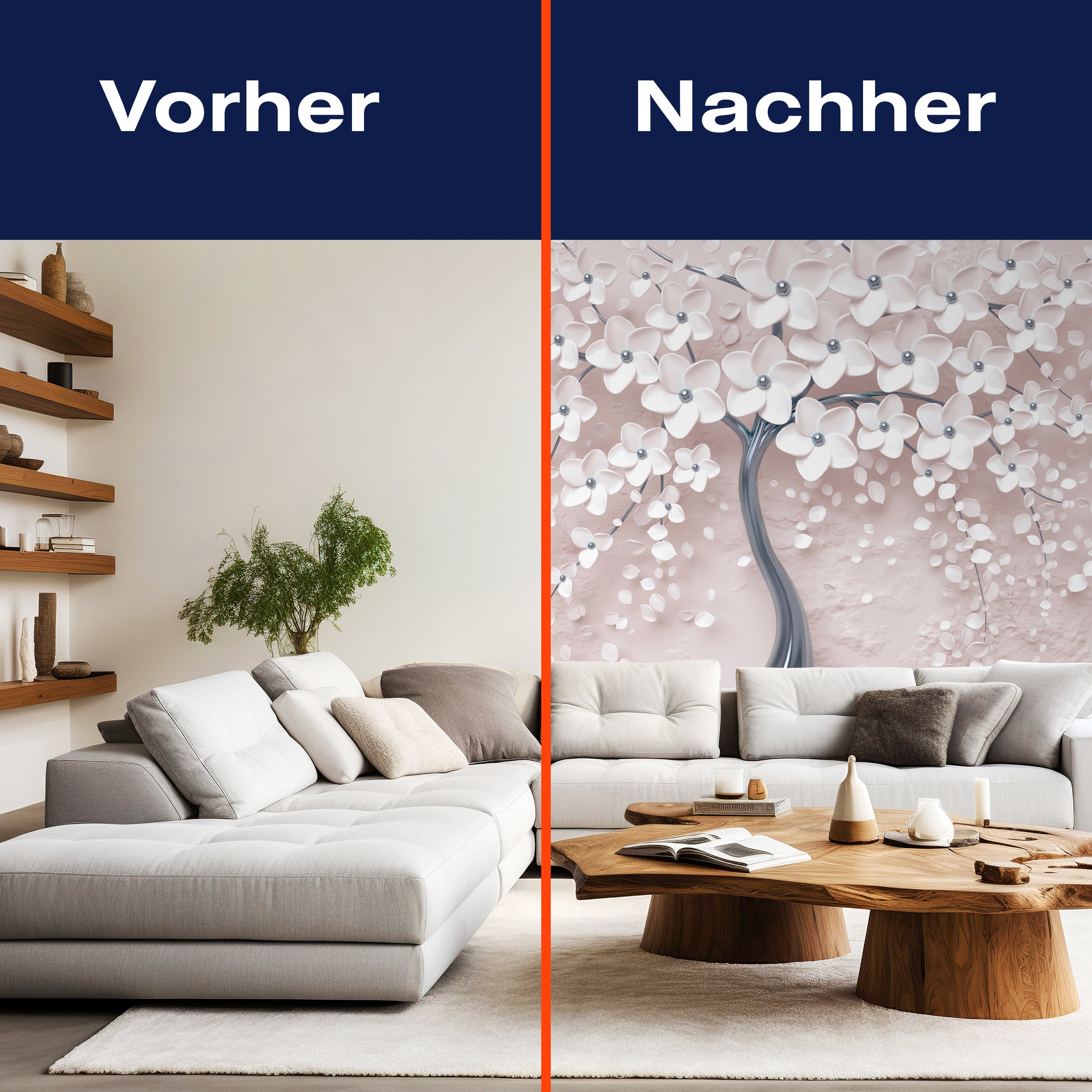 Fototapete Baum Weiß 2 M1914 - Bild 9 Fototapete Baum Weiß 2 M1914 - Bild 9