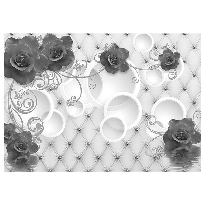Fototapete grau Rosen Polster M3444 - Bild 2 Fototapete grau Rosen Polster M3444 - Bild 2