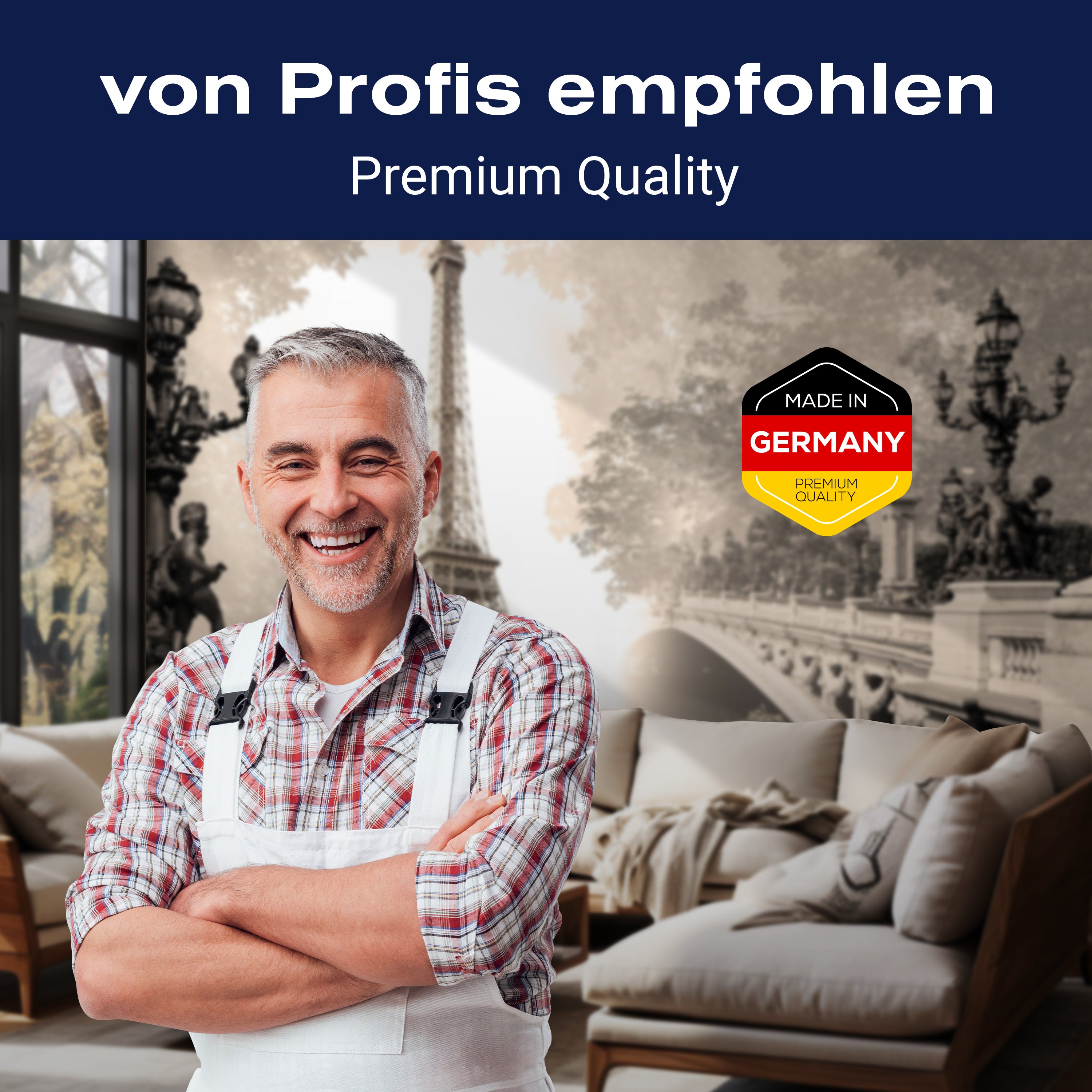 Fototapete Paris Frankreich Eiffelturm Brücke M4671 - Bild 5 Fototapete Paris Frankreich Eiffelturm Brücke M4671 - Bild 5