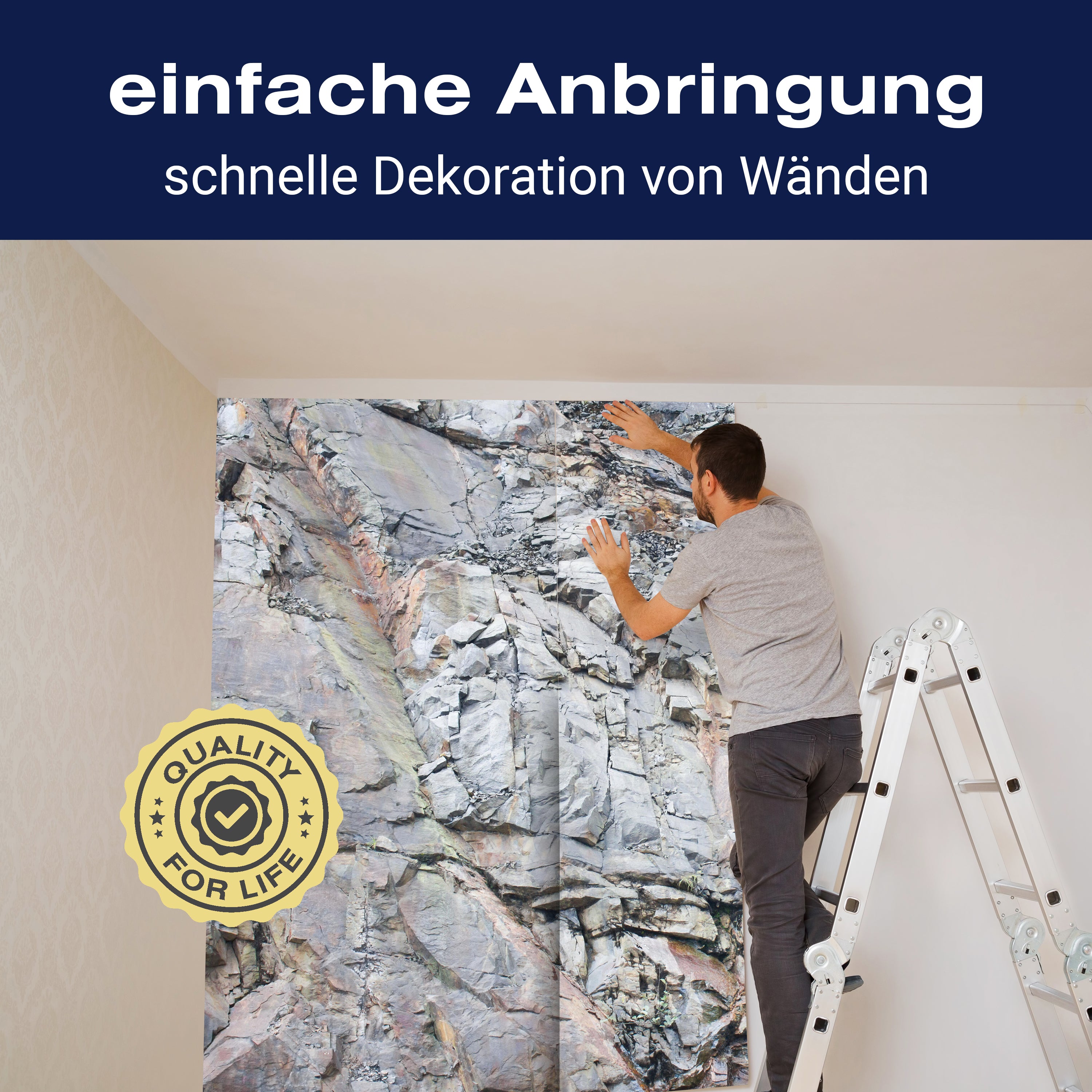 Fototapete Steine Berg Wand M4841 - Bild 3 Fototapete Steine Berg Wand M4841 - Bild 3