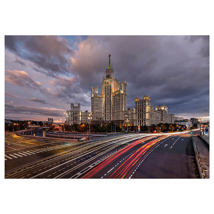 Fototapete Wolkenkratzer Strasse Abenddämerung M4864 - Bild 2 Fototapete Wolkenkratzer Strasse Abenddämerung M4864 - Bild 2