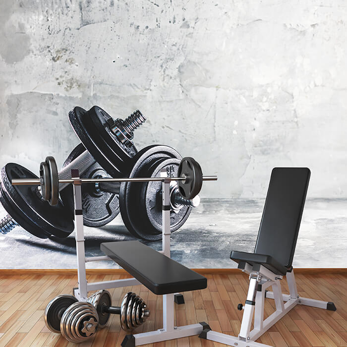 Fototapete Fitness Hanteln M5698 - Bild 1 Fototapete Fitness Hanteln M5698 - Bild 1