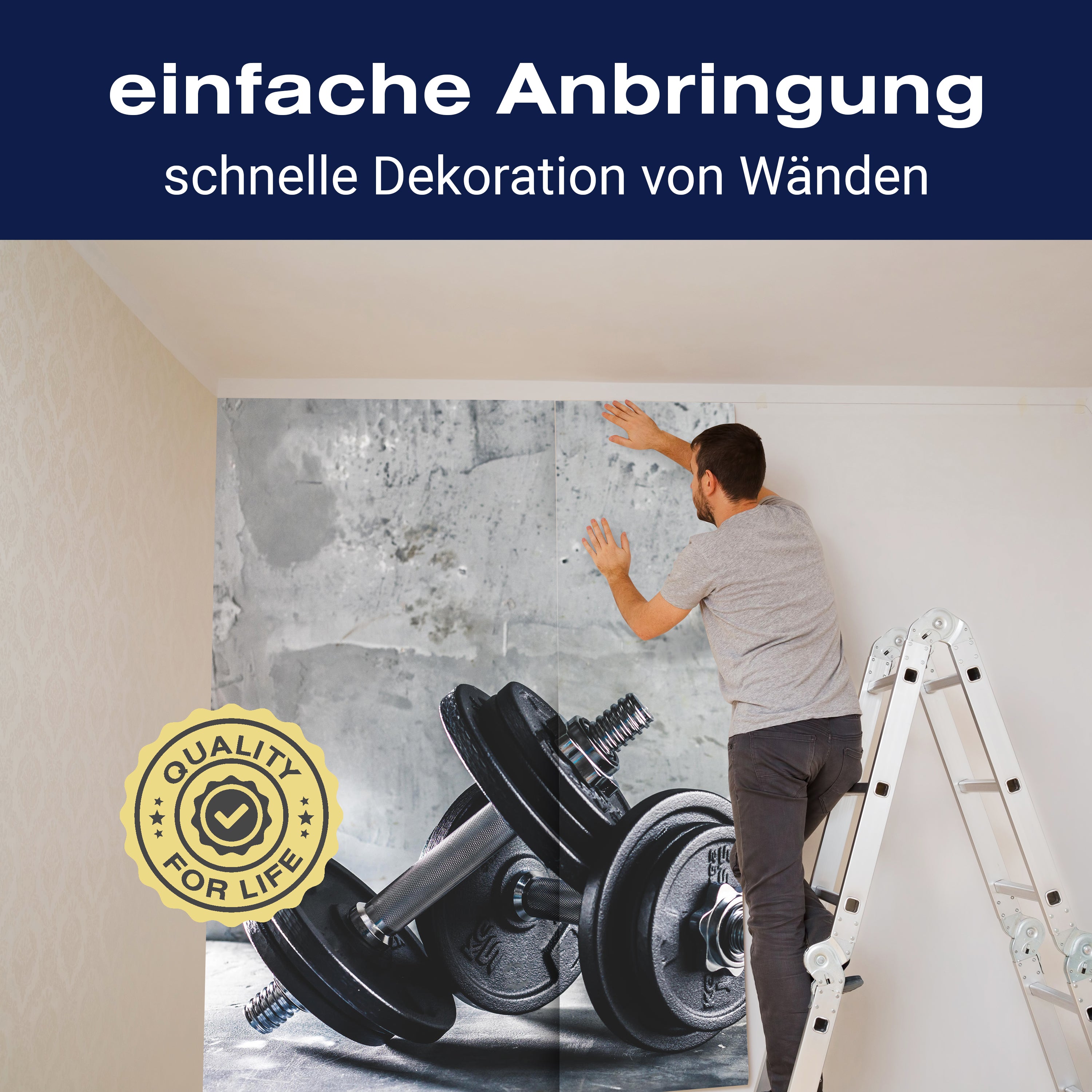 Fototapete Fitness Hanteln M5698 - Bild 3 Fototapete Fitness Hanteln M5698 - Bild 3