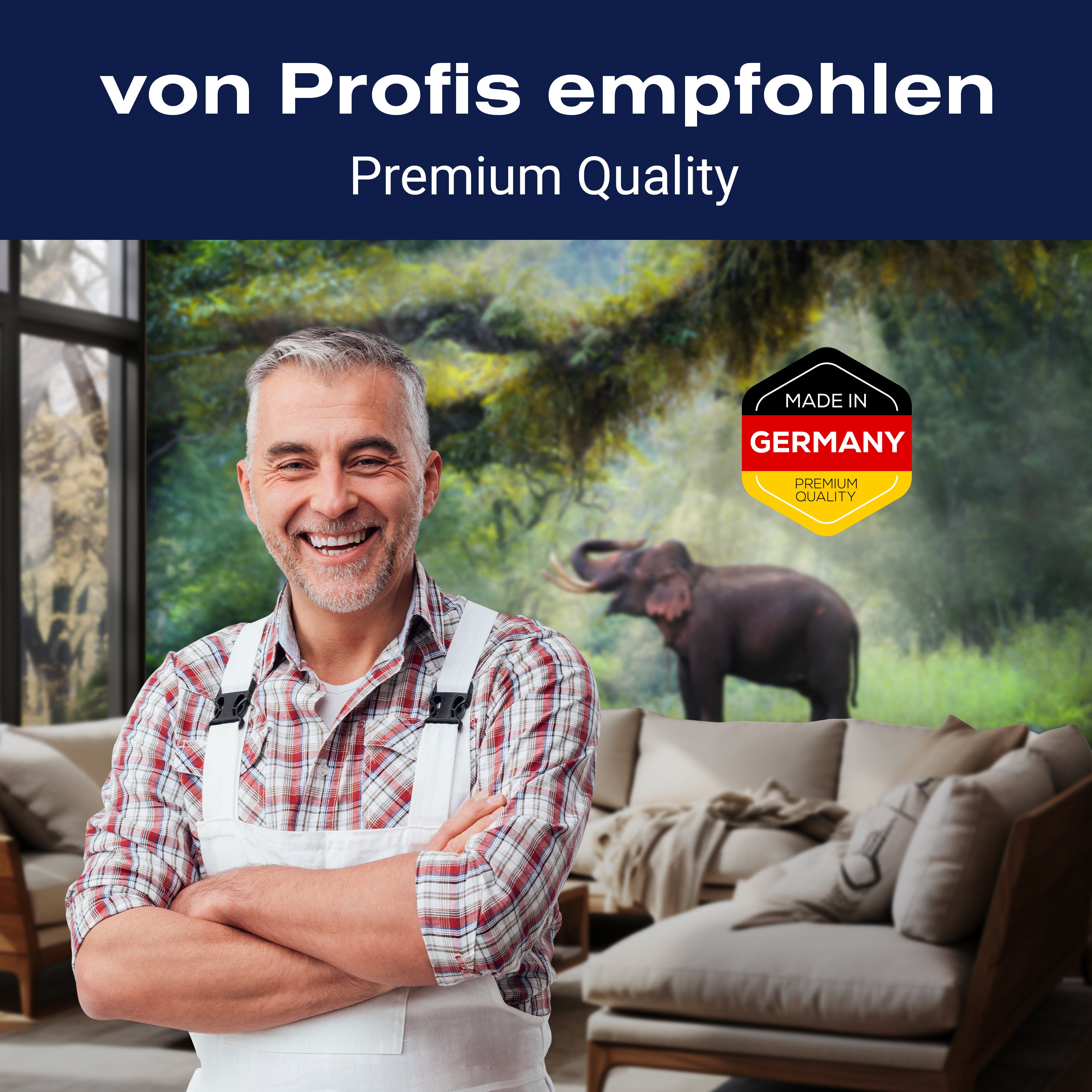 Fototapete Urwald mit Elefant M5722 - Bild 5 Fototapete Urwald mit Elefant M5722 - Bild 5